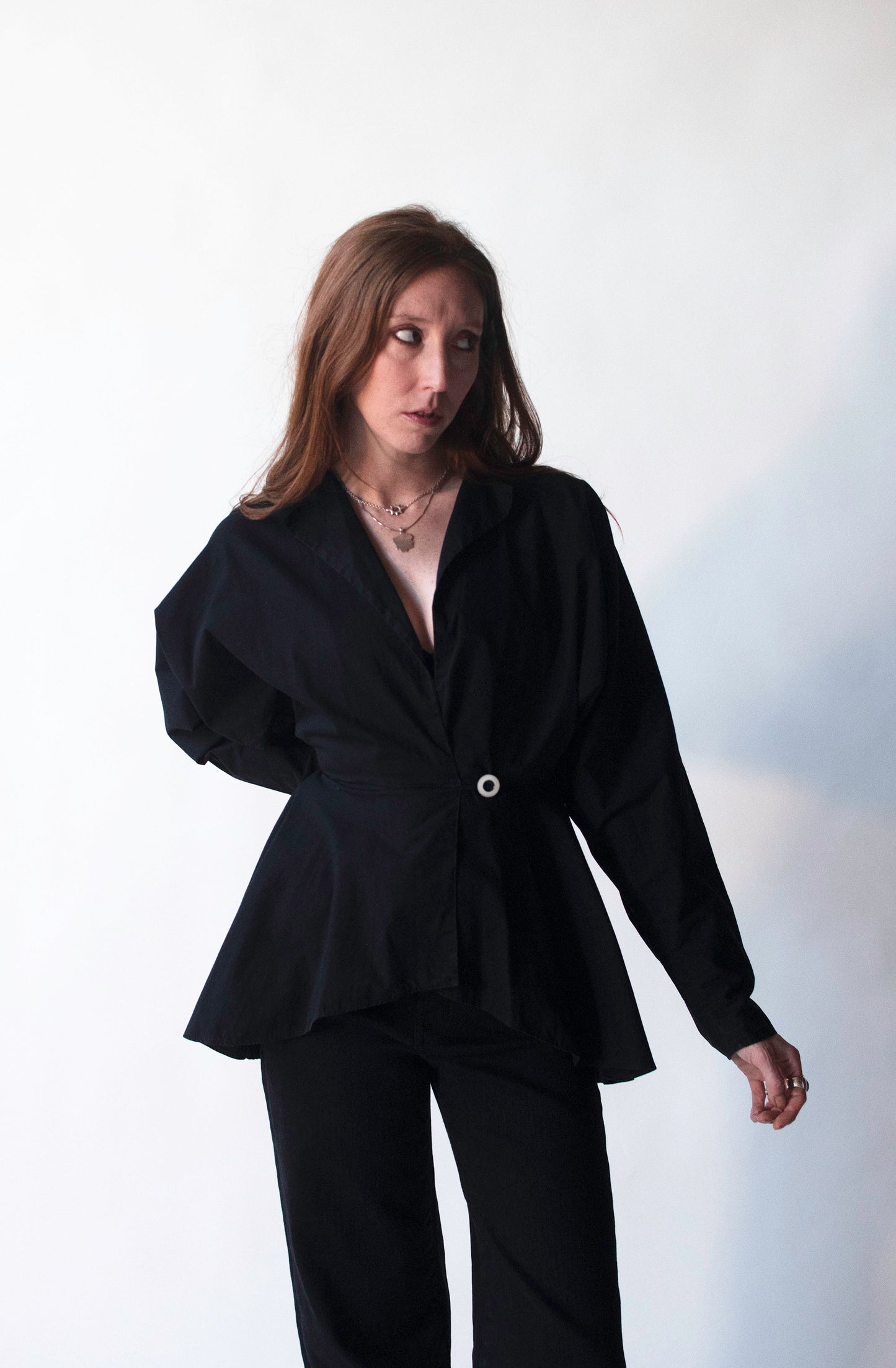 Peplum Shirt | Norma Kamali