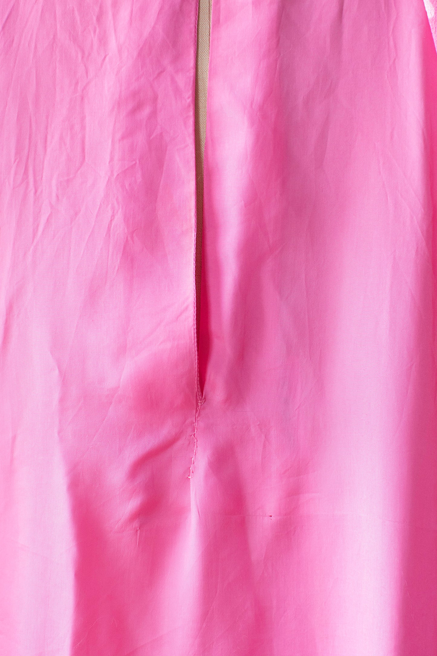 1970s Pink Polka Dot Chiffon Dress | Geoffrey Beene