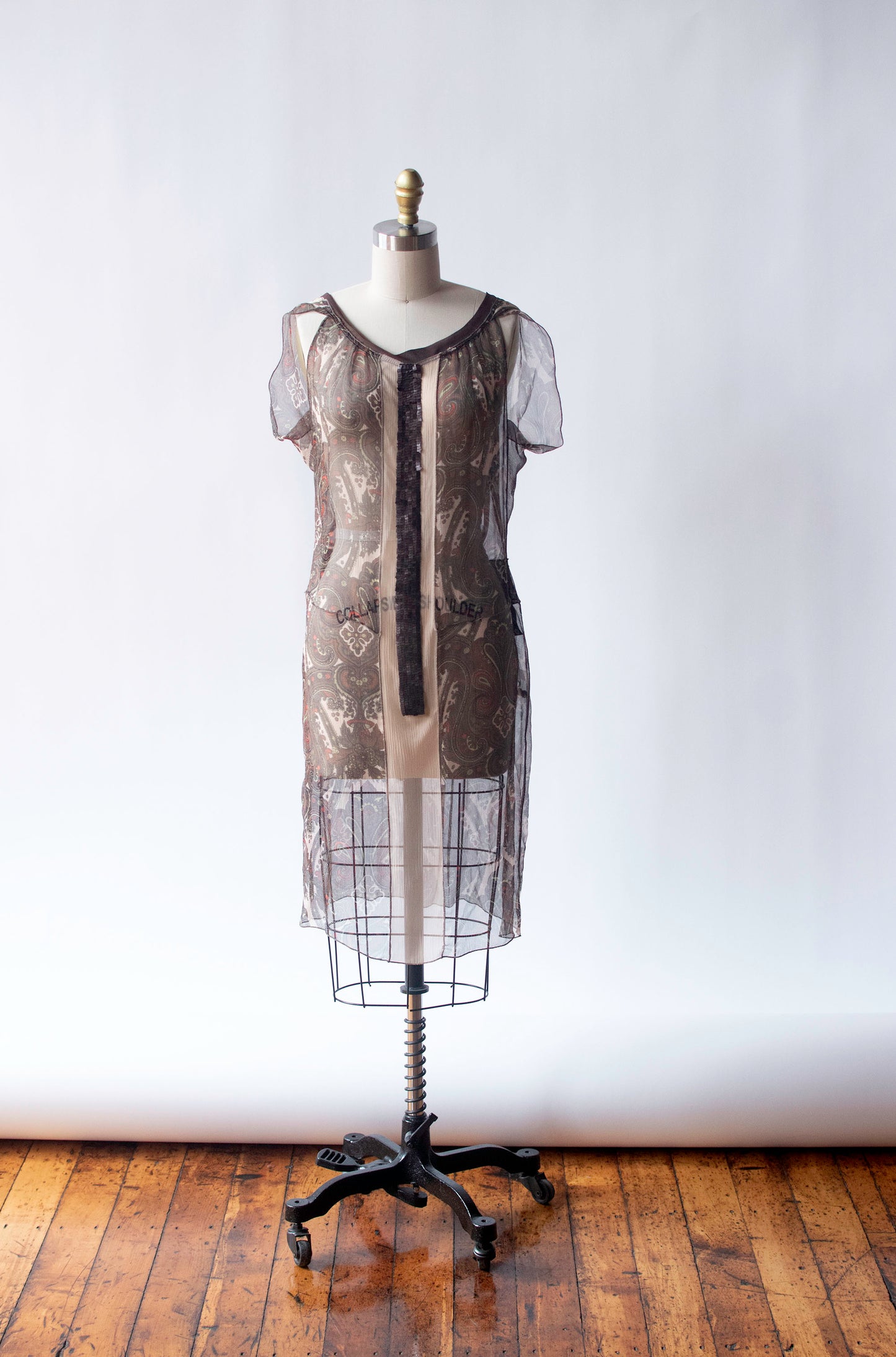 Paisley Chiffon Dress | Rozae Nichols