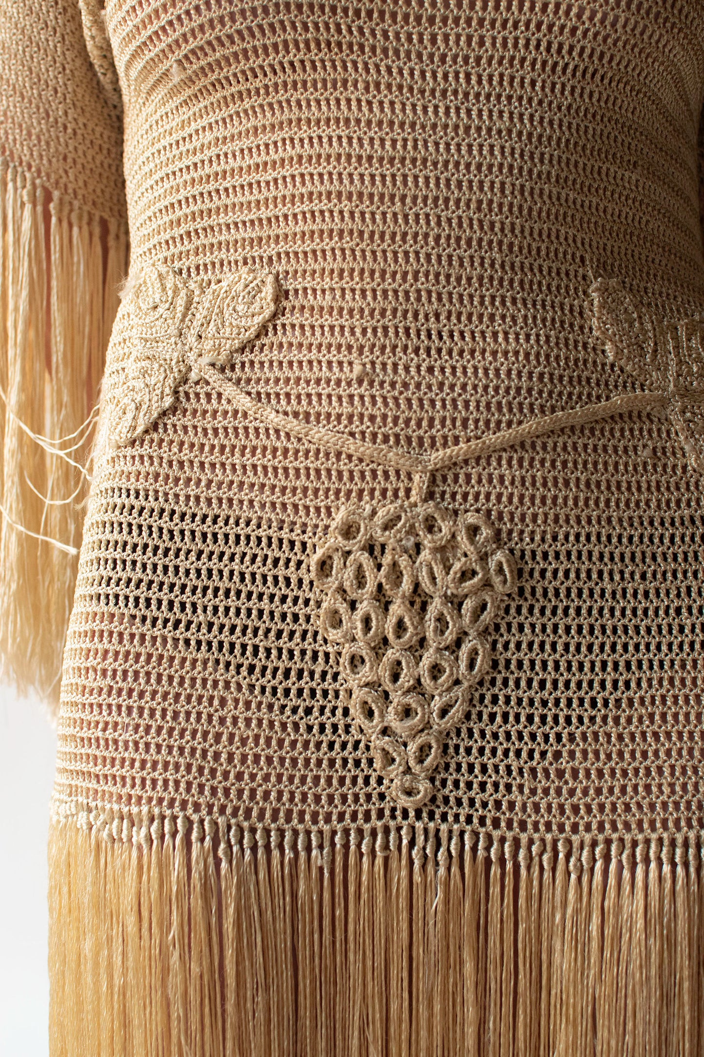 1920s Crochet Dress