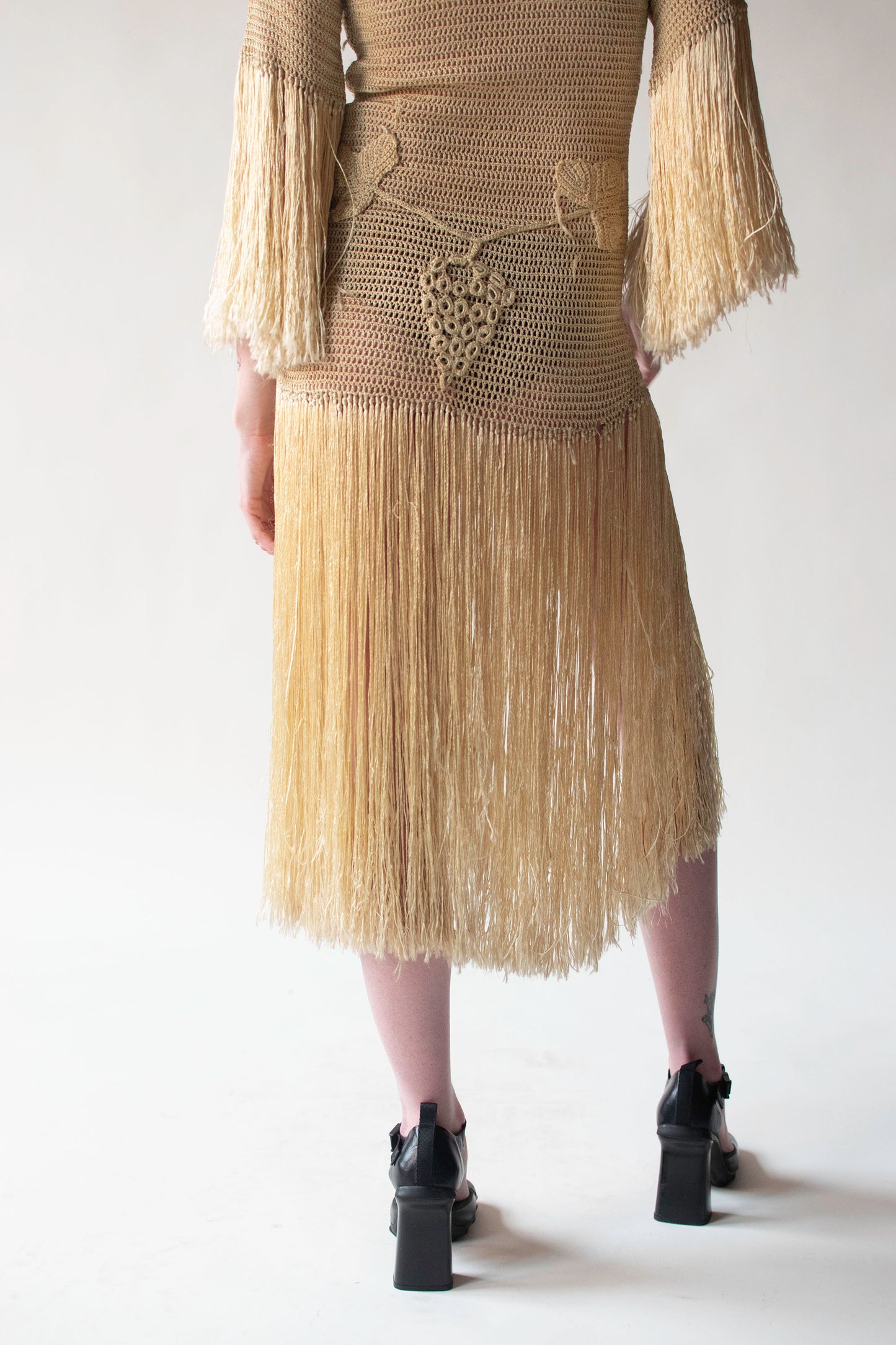 1920s Crochet Dress