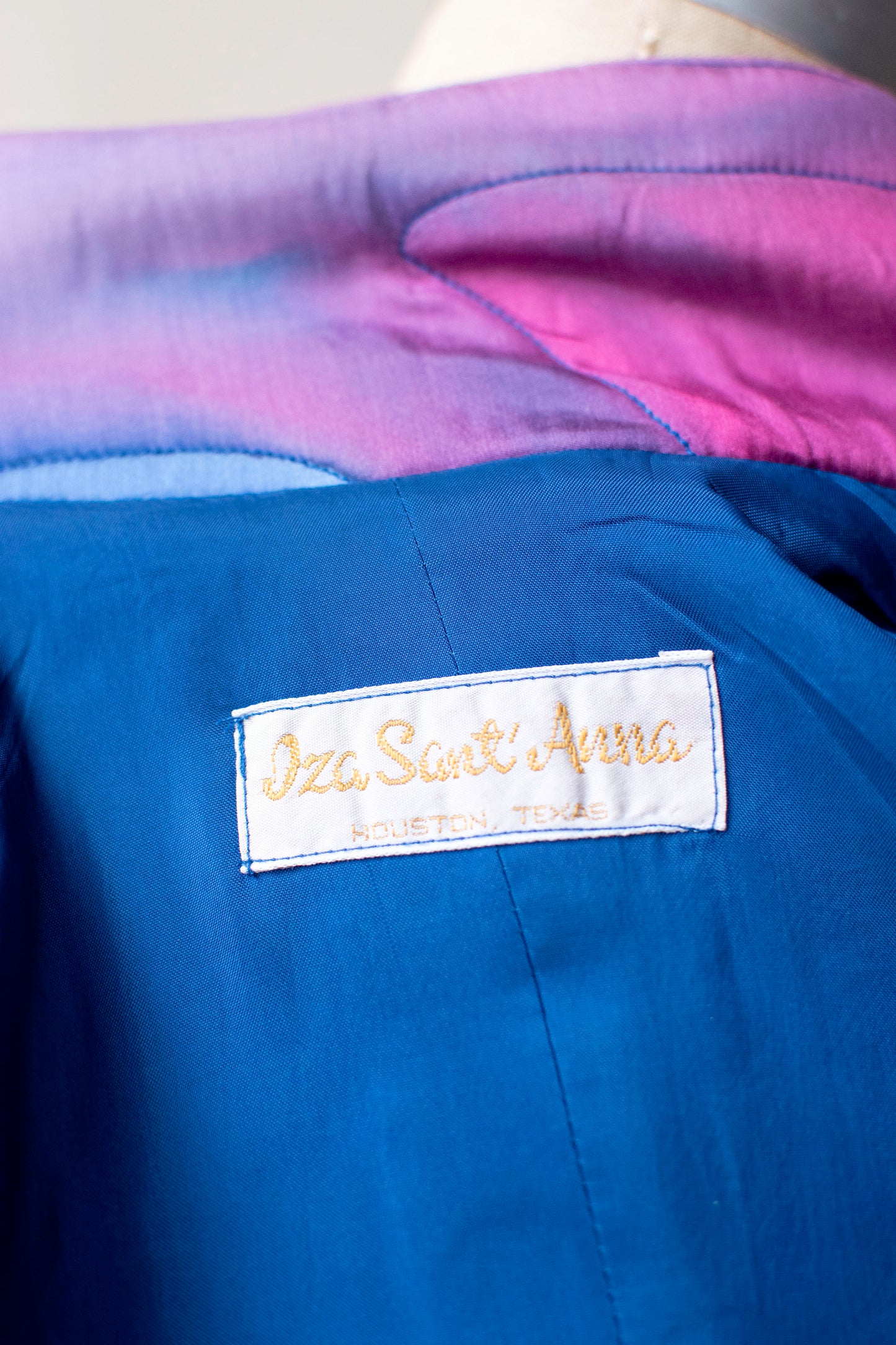 Rainbow Quilted Silk Jacket | Iza Sant' Anna