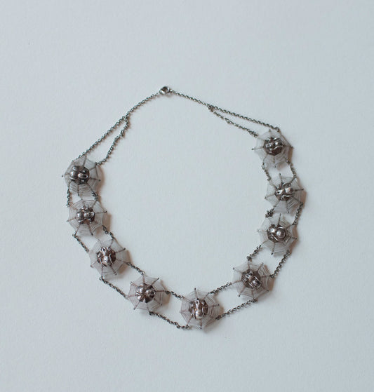 Antique Filigree Spider Choker