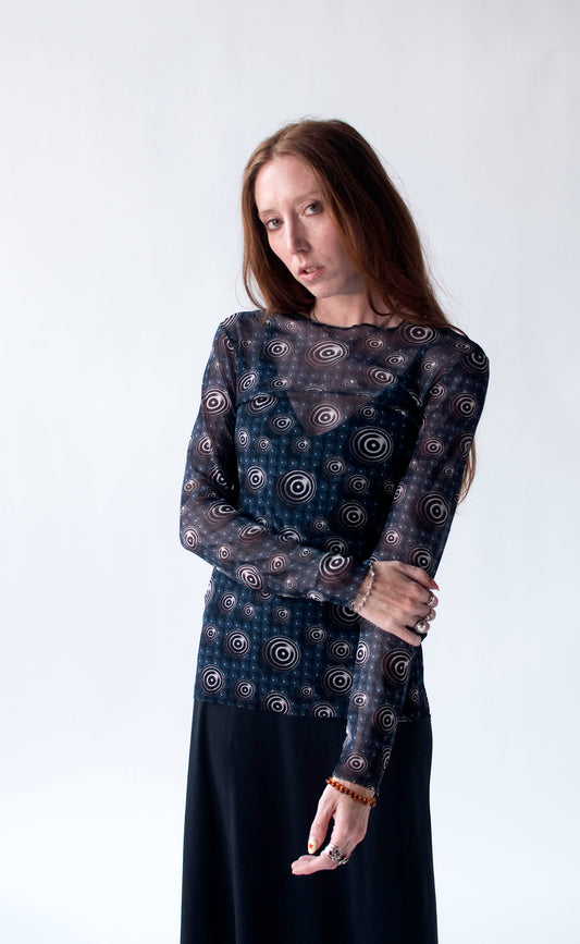 OP Art Mesh Shirt | Jean Paul Gaultier AW 1996