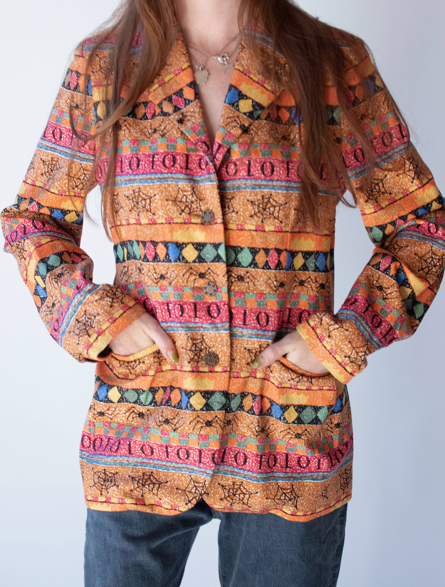 Spider Print Blazer | Todd Oldham