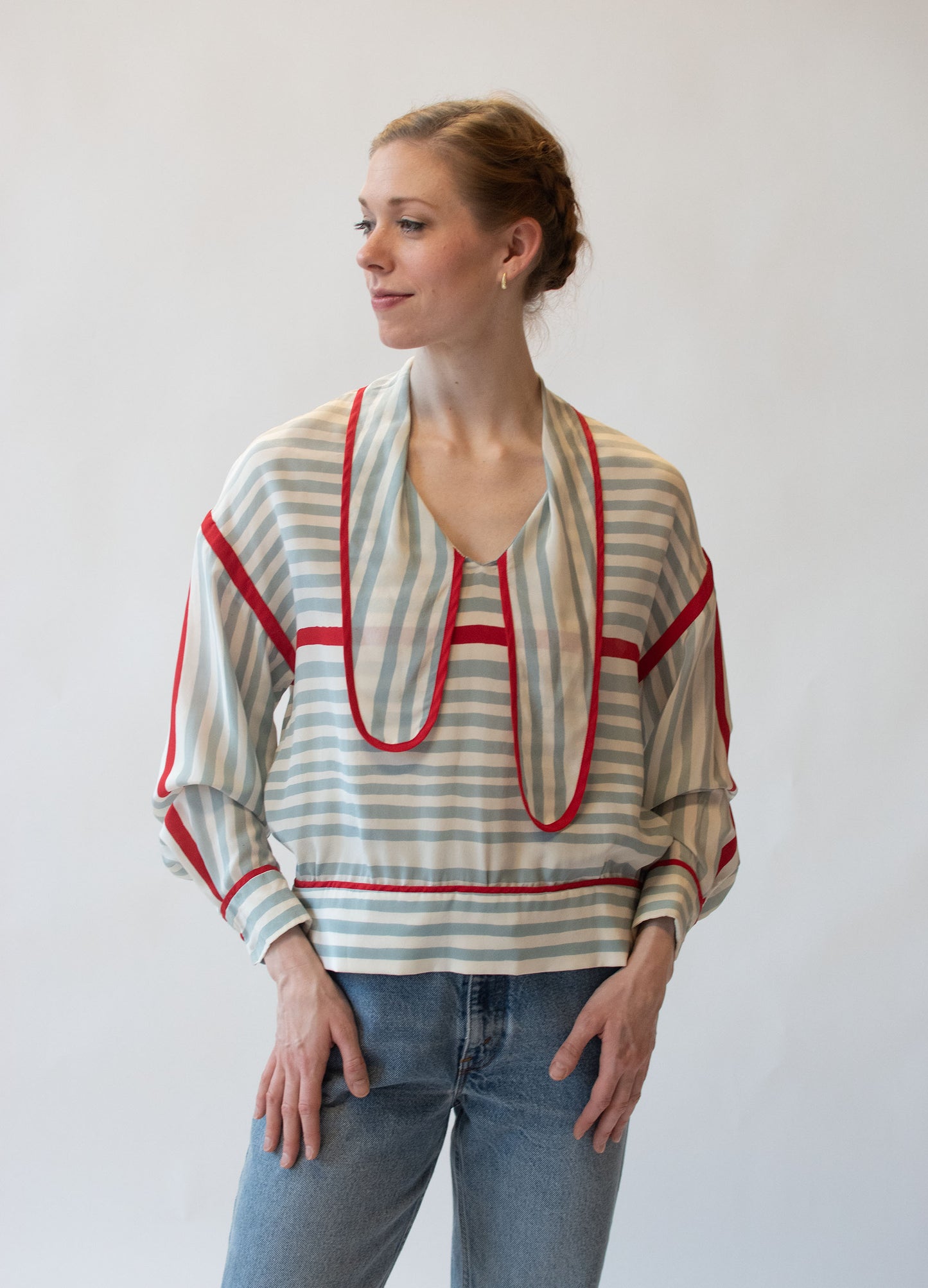 1980s Silk Blouse | Michaele Vollbracht