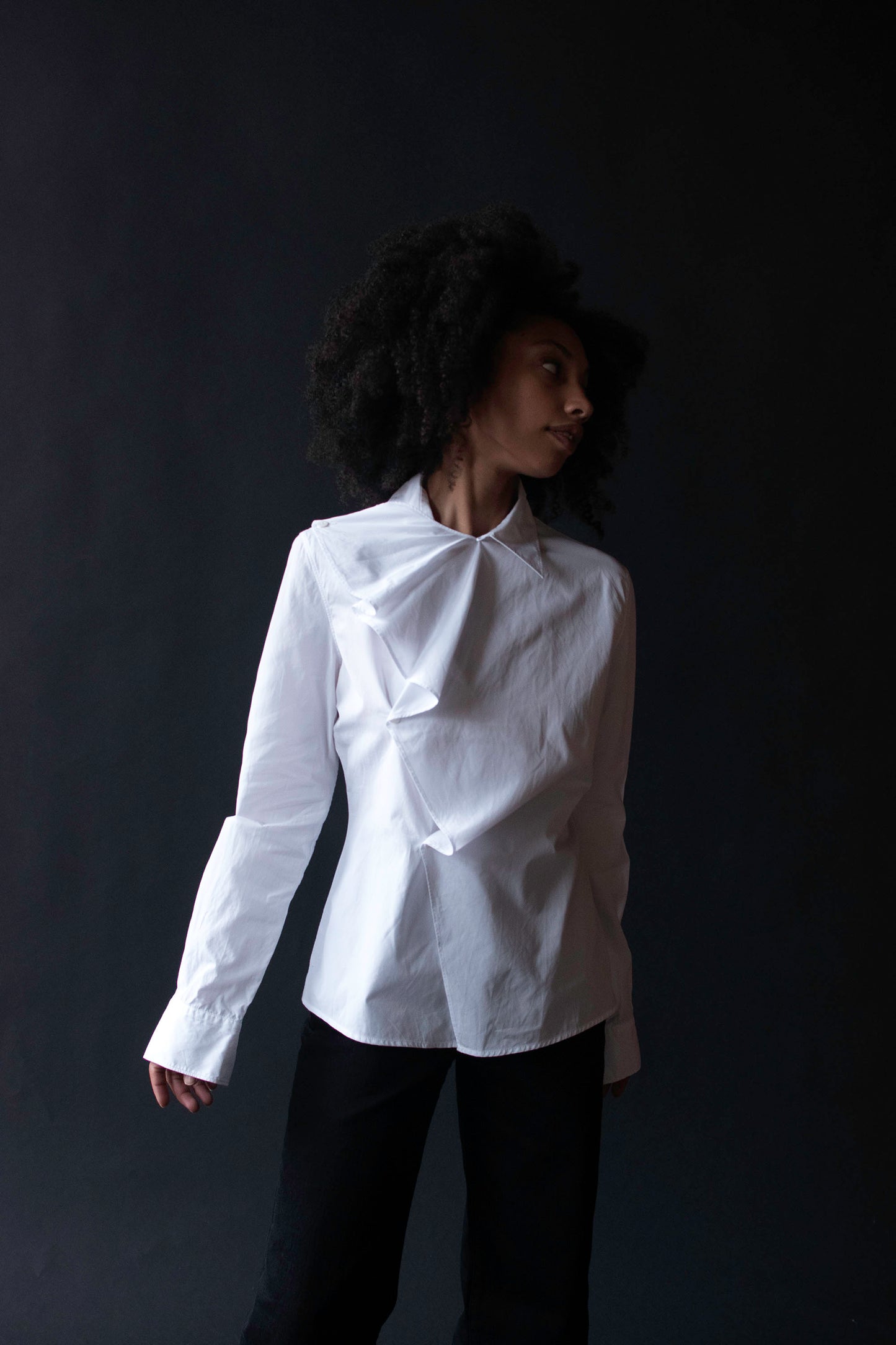 Ruffled White Shirt | Jean Paul Gaultier