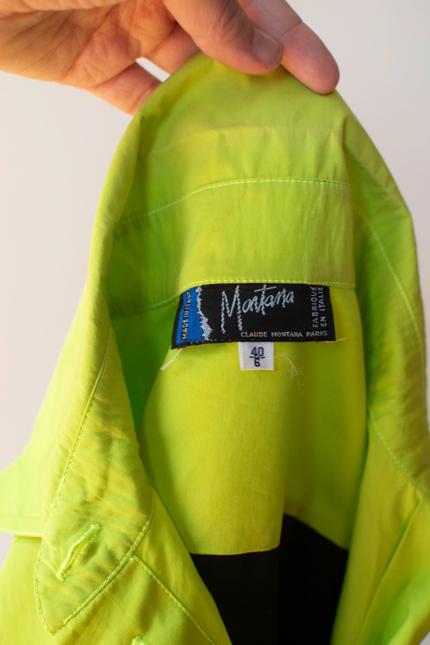 Color Block Shirt | Claude Montana