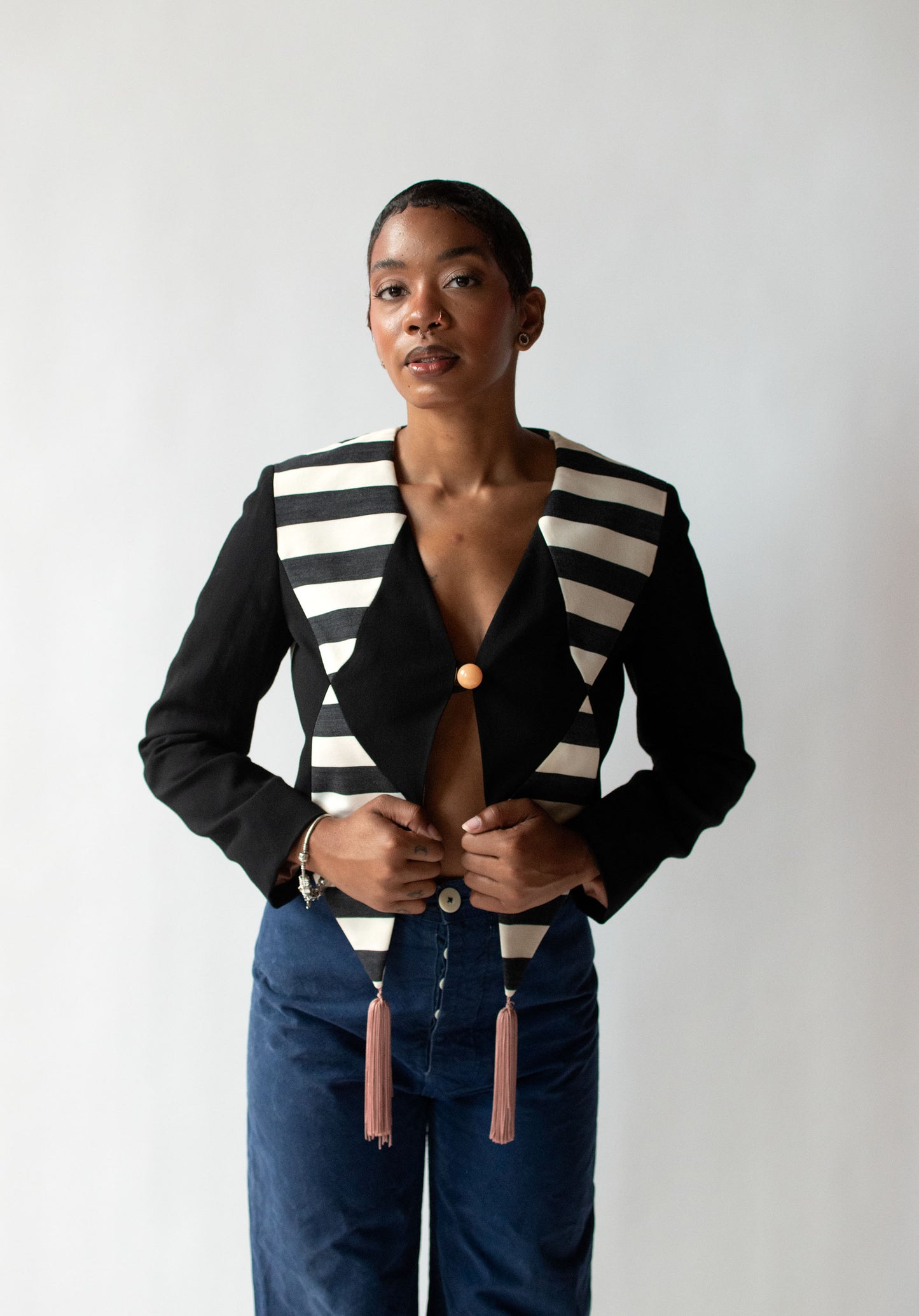 1990s Harlequin Jacket | Moschino Cheap & Chic