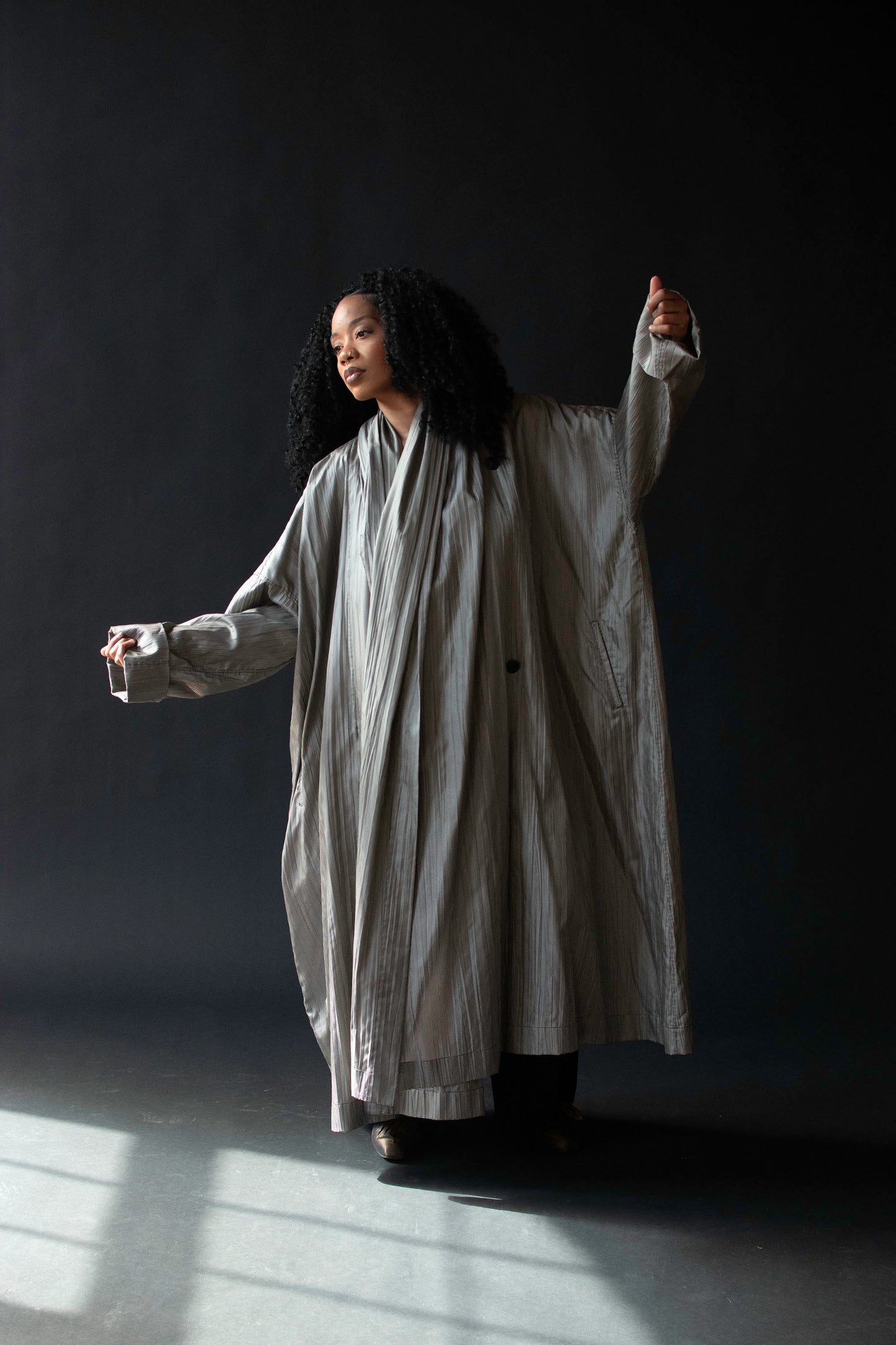 Houndstooth Windcoat | Issey Miyake