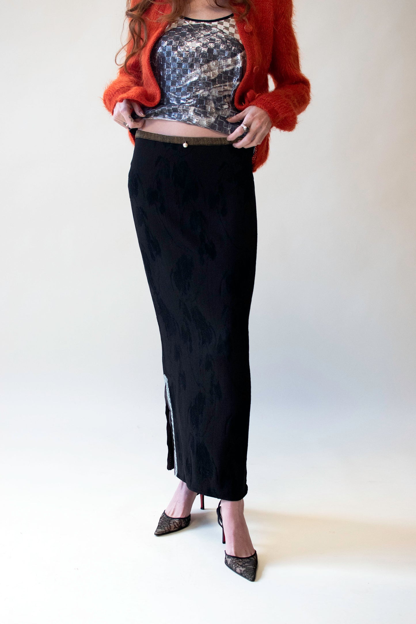 Black Jaquard Skirt | Voyage Invest in the Original