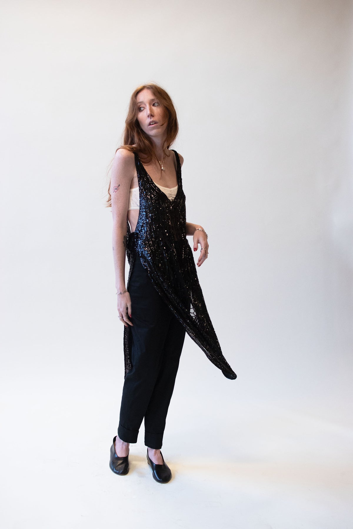 Sequin Tabard | Norma Kamali
