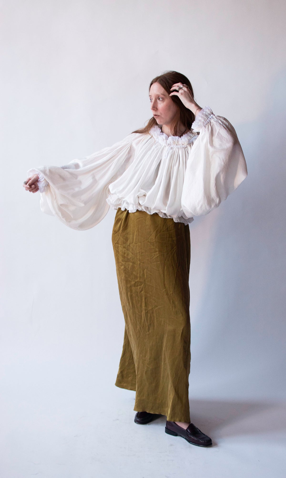 Silk Poets Blouse