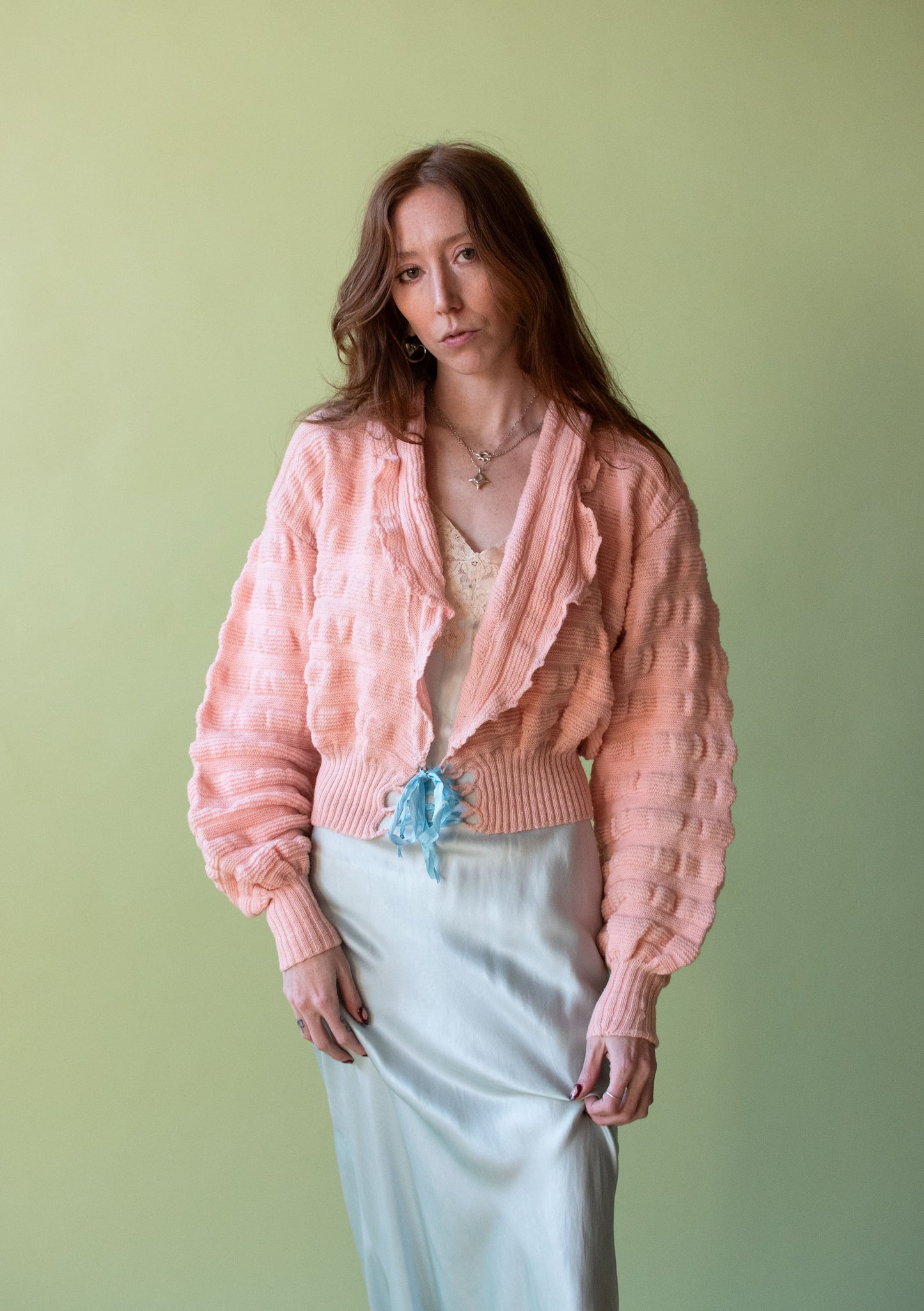 1950s Knit Bed Jacket