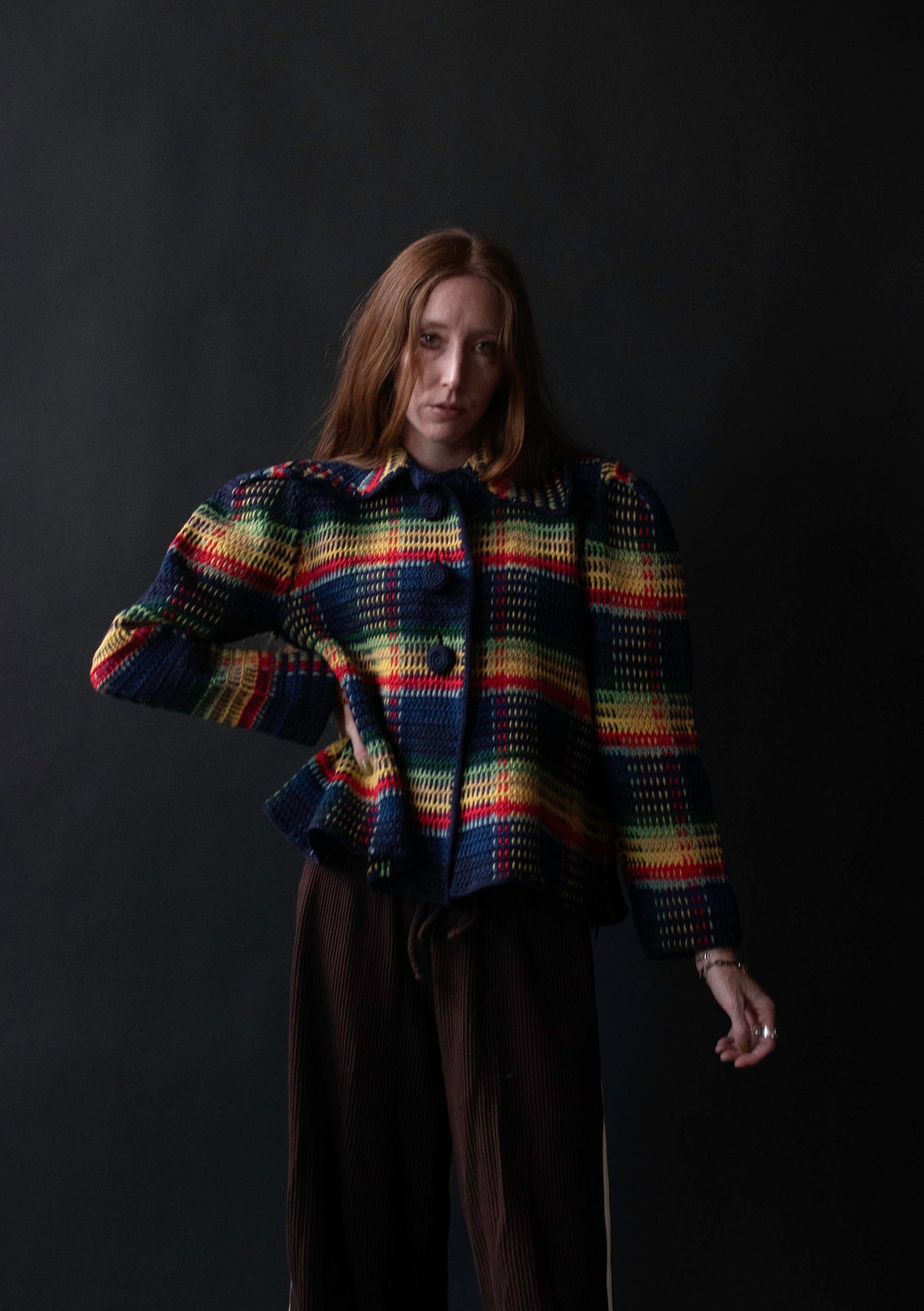 1940s Puff Sleeve Sweater