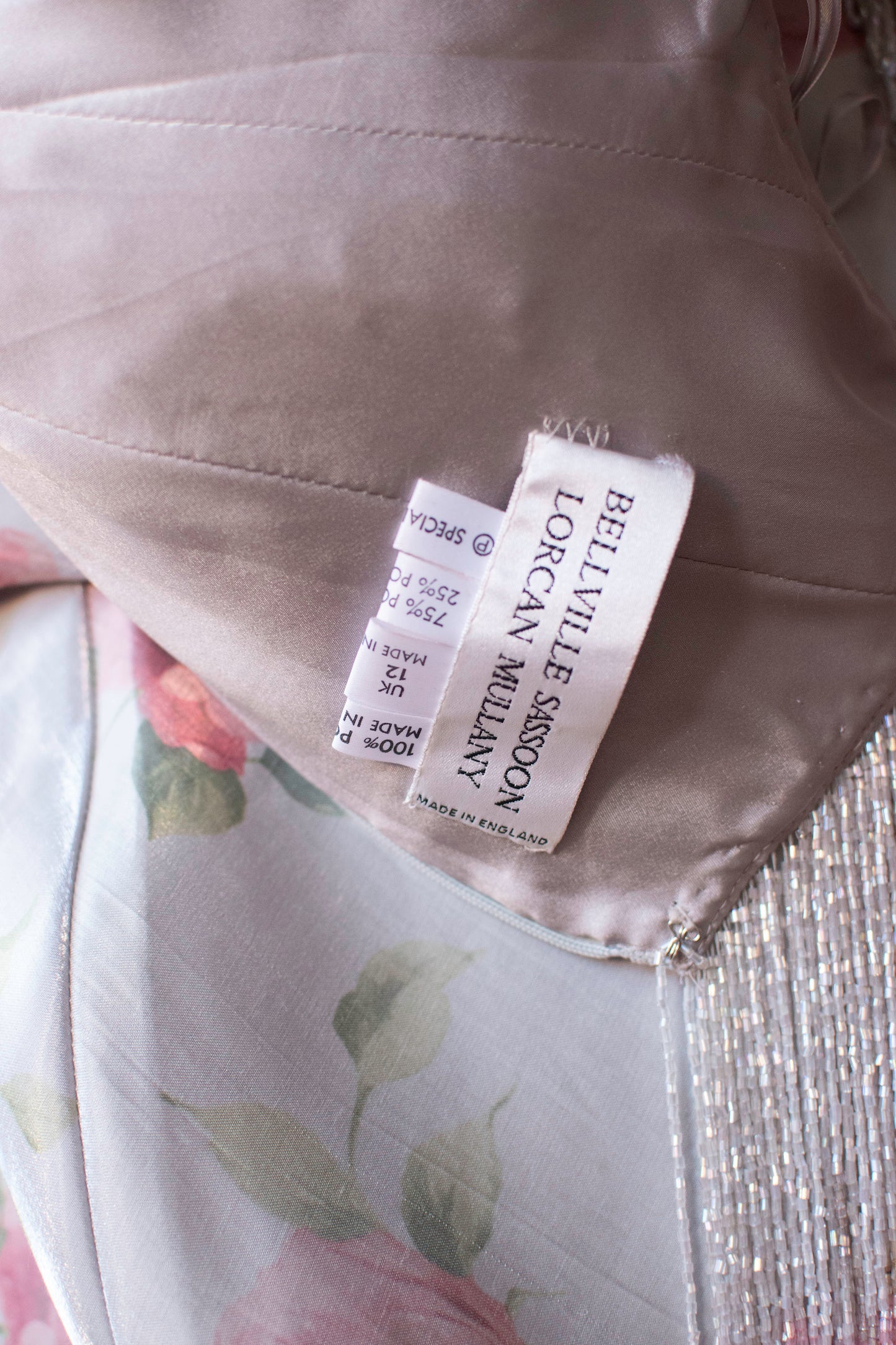 Rose Print Gown | Bellville Sassoon