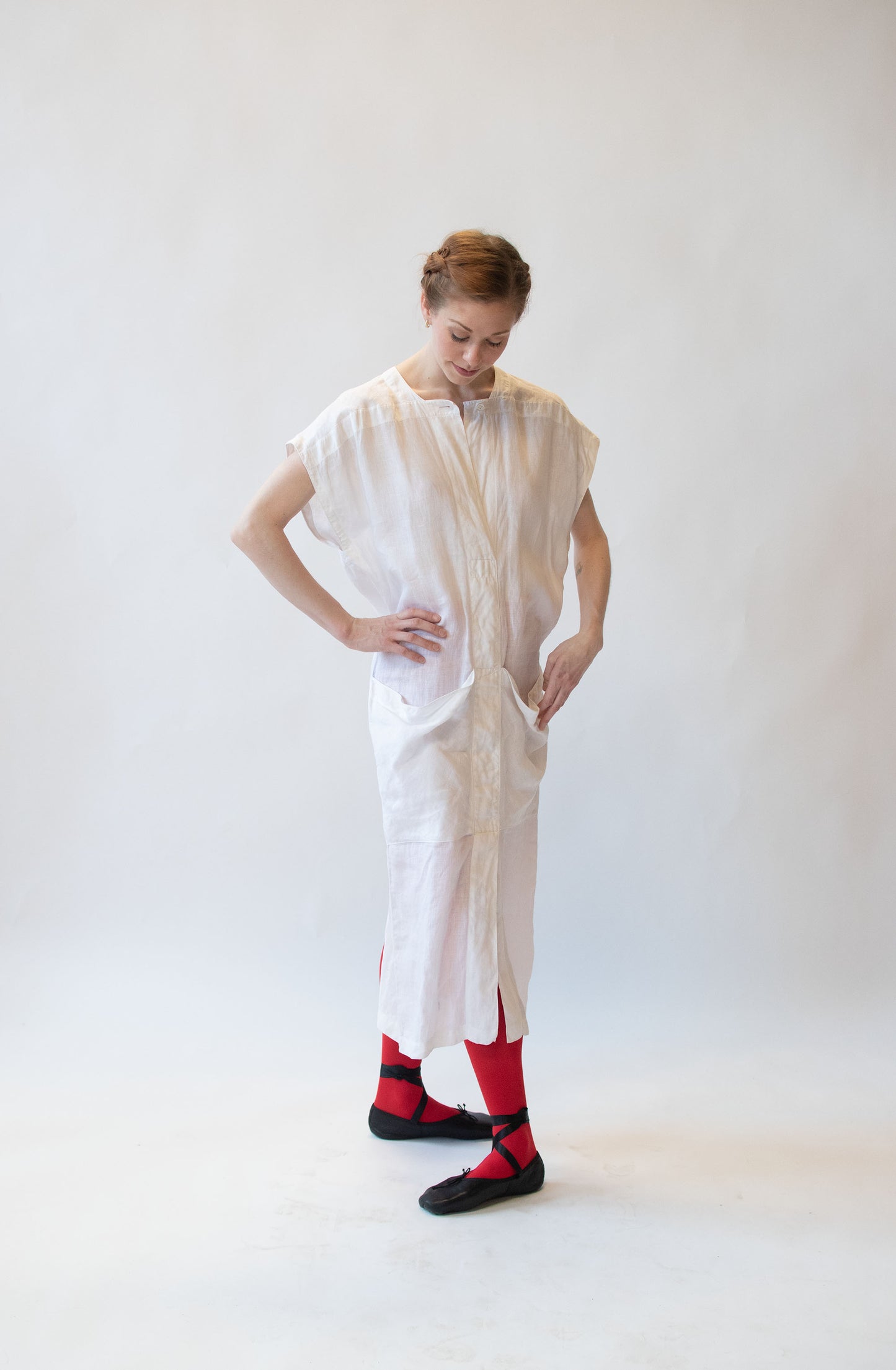 1980s Linen Dress | Gianni Versace