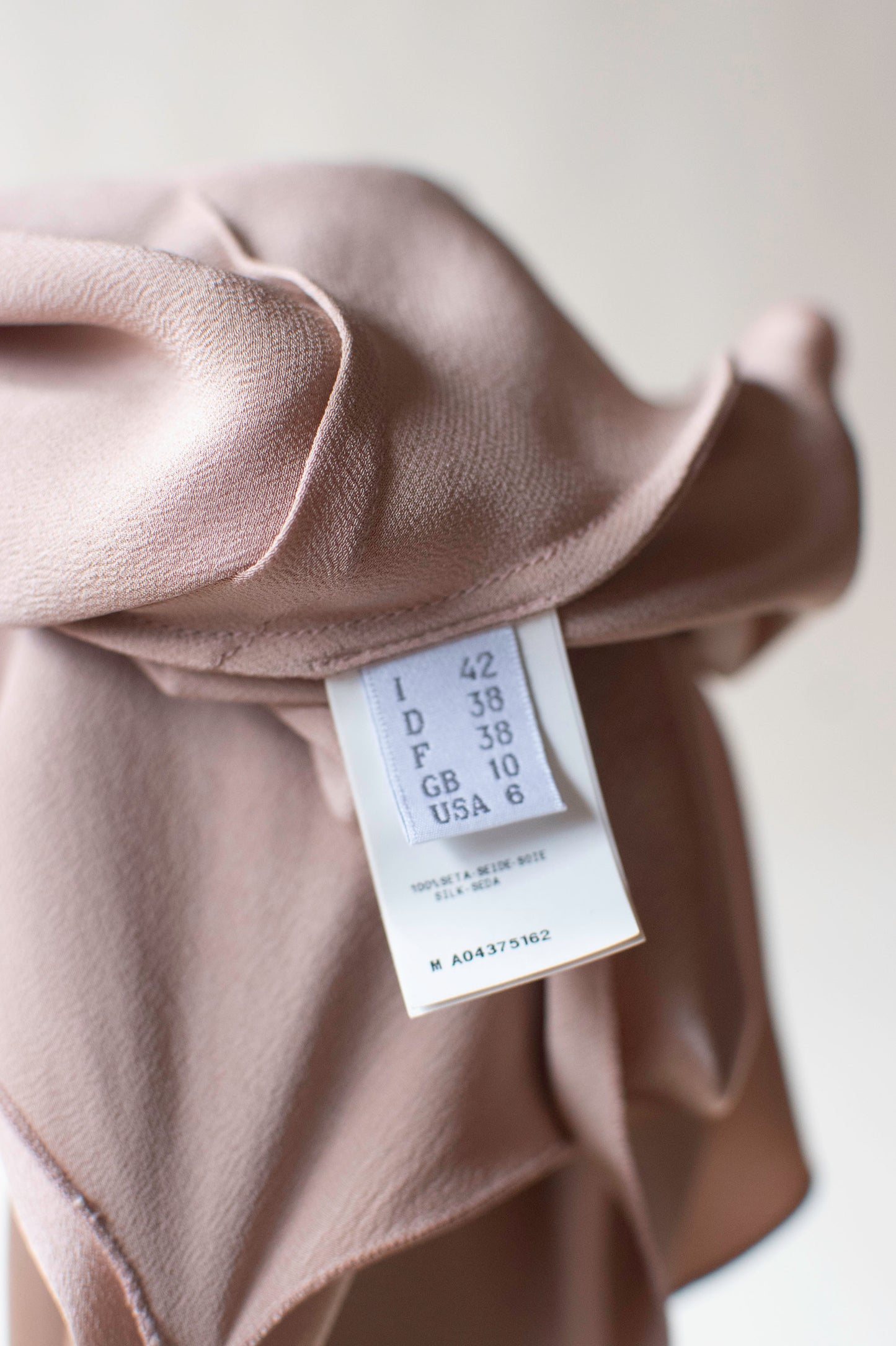 Beige Silk Slip Dress | Alberta Ferretti