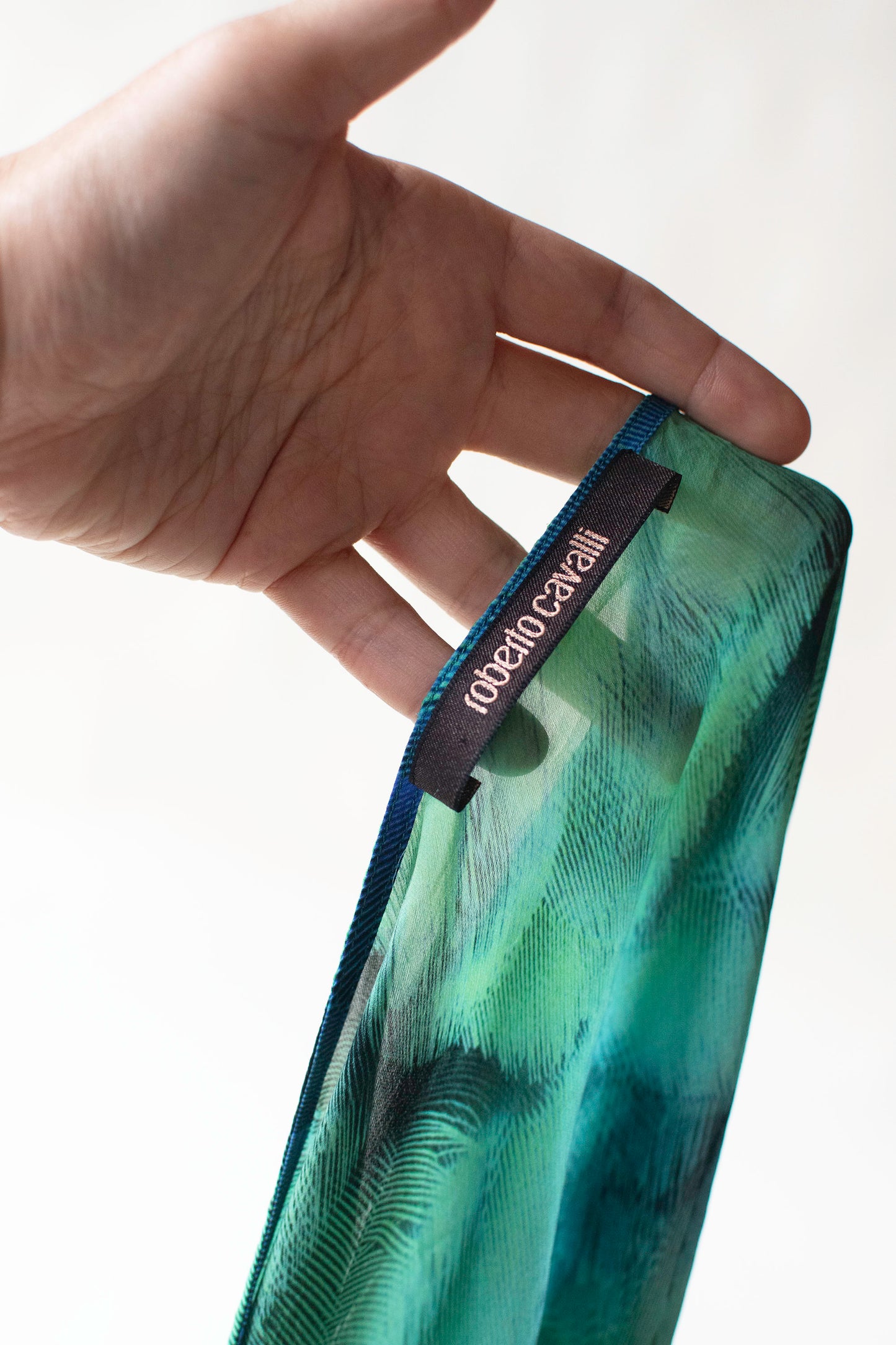 Feather Print Silk Tunic | Roberto Cavalli