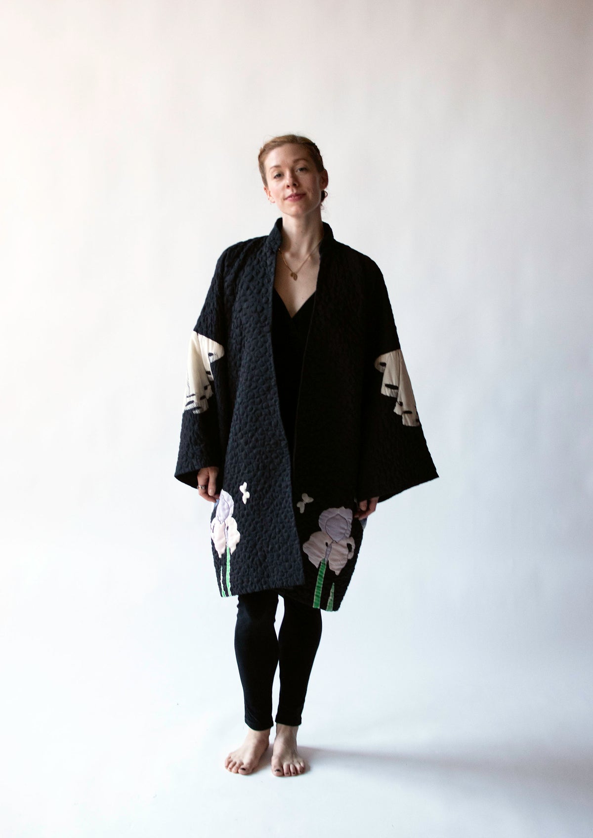 Pierrot Silk Opera Coat | Michaele Vollbracht
