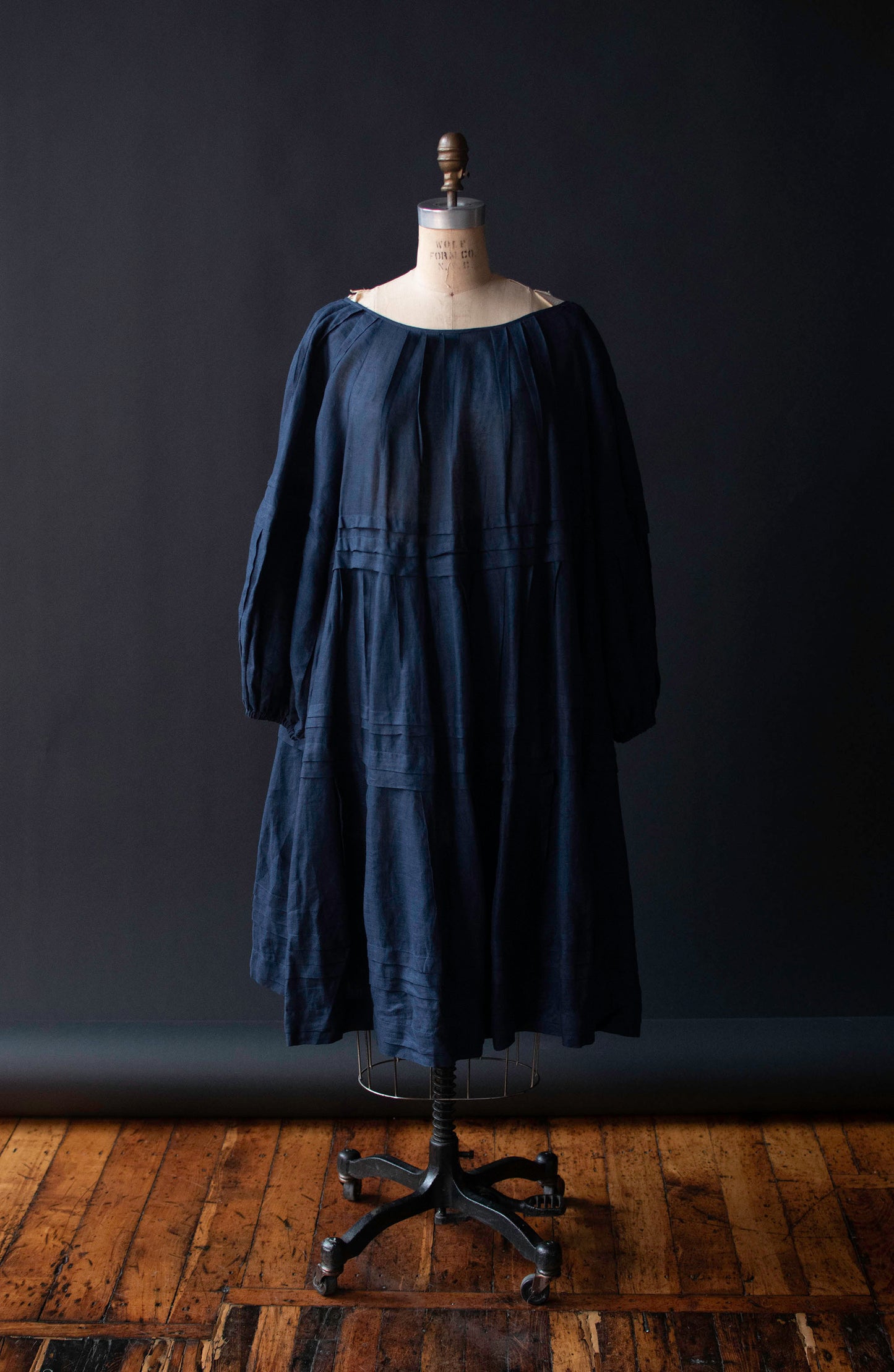 Navy Linen Dress | Laura Biagiotti