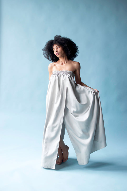 1970s Pale Blue Dress | Geoffrey Beene