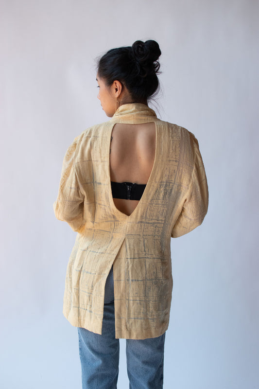 1990s Buttercream Jacket | Romeo Gigli