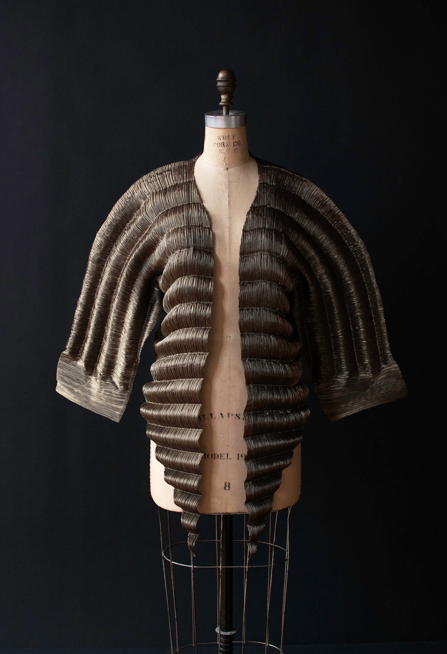 Pleated Copper Jacket | Issey Miyake FW 1993 / 1994