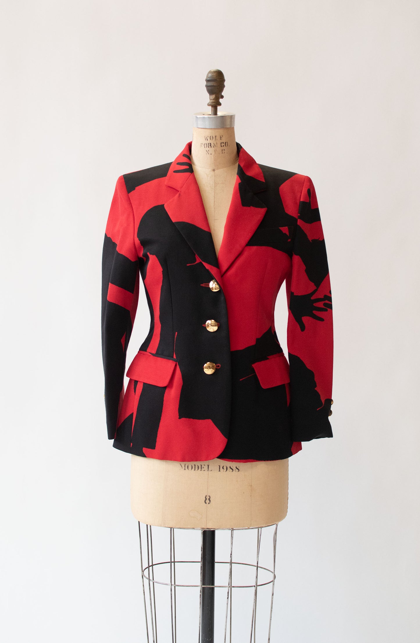 1990s Olive Oyl Blazer | Moschino Cheap & Chic
