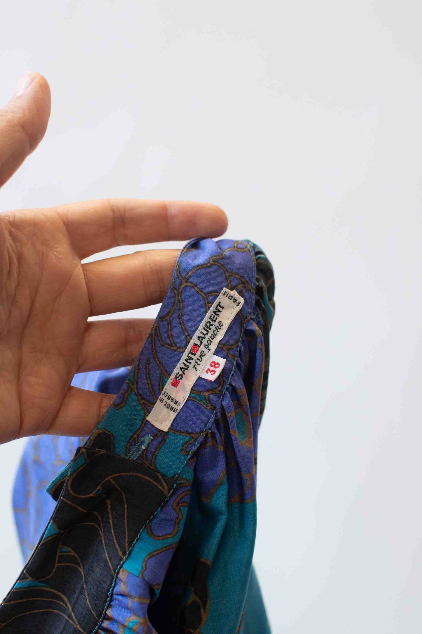 1980s Silk Blouse | Yves Saint Laurent Rive Gauche