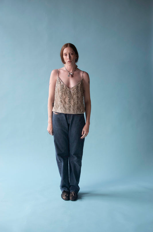 Beaded Tank | Badgley Mischka