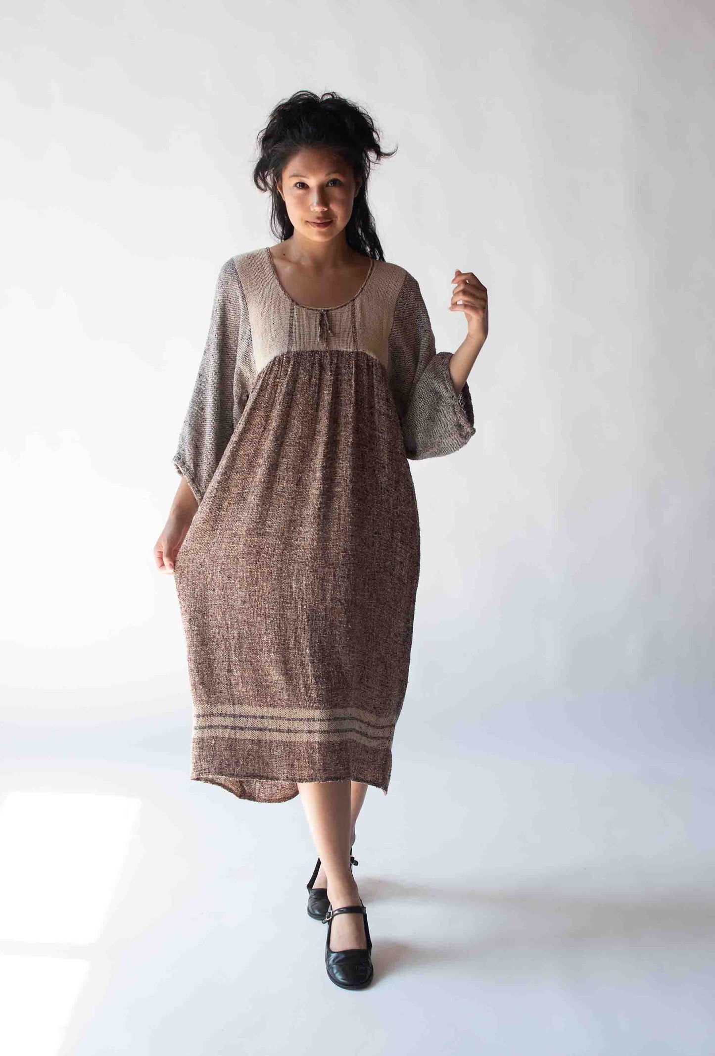 1980s Handwoven Dress