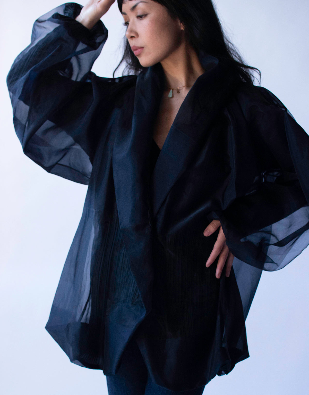 Navy Jacket | Issey Miyake