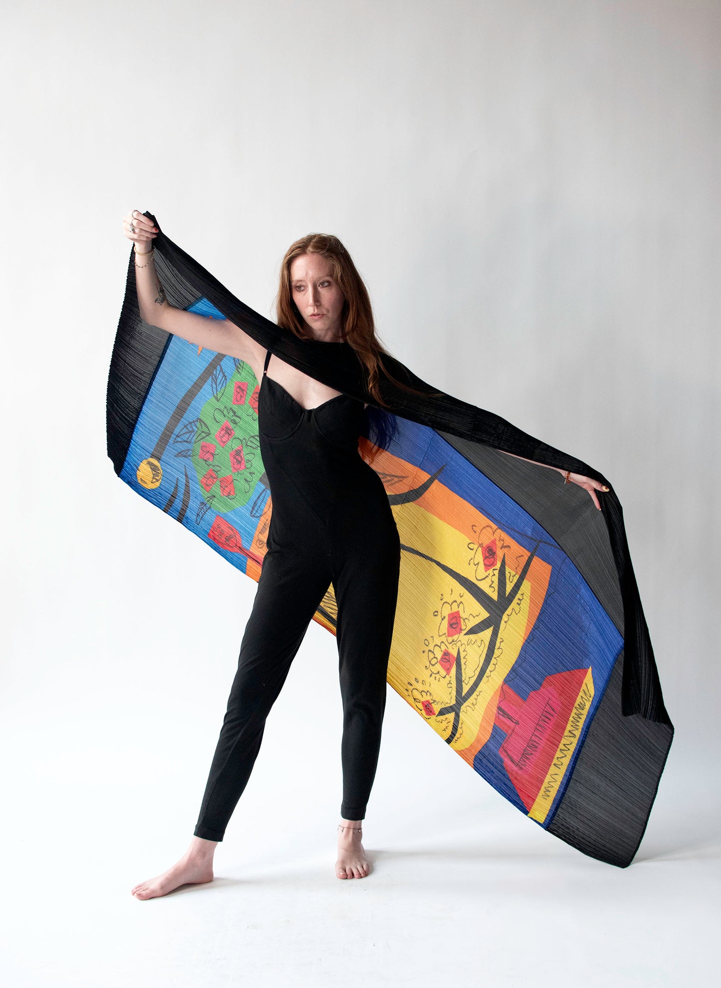 'Afternoon Tea' Convertible Shawl | Issey Miyake Pleats Please