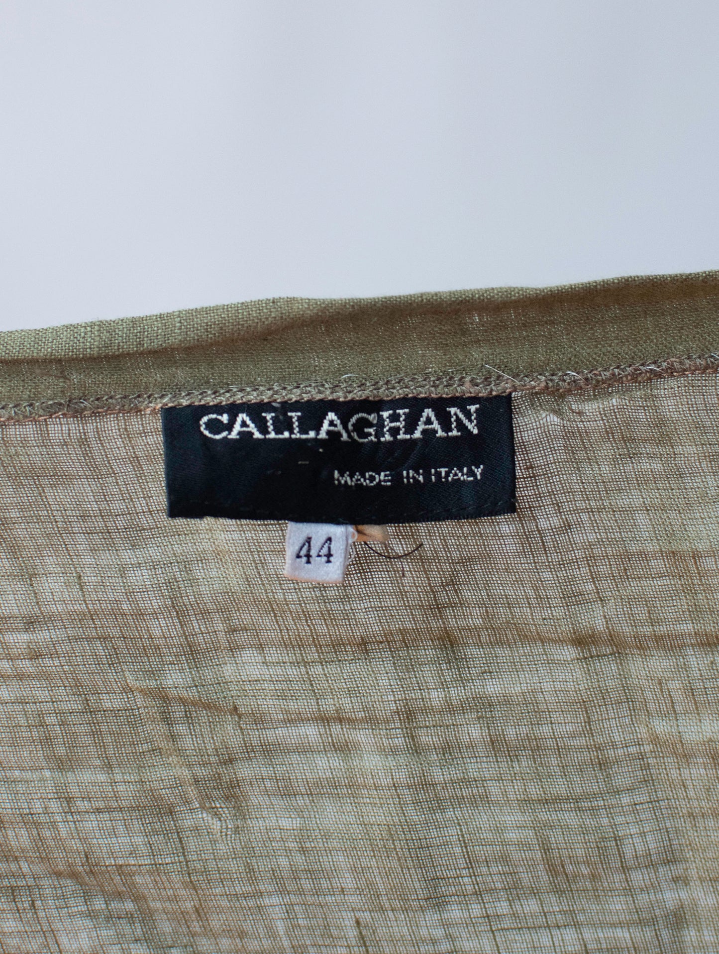 Convertible Linen Wrap Skirt / Dress | Romeo Gigli for Callaghan 1989