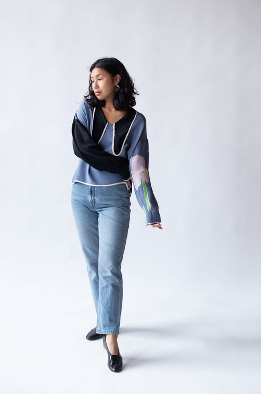 Printed Silk Blouse | Michaele Vollbracht