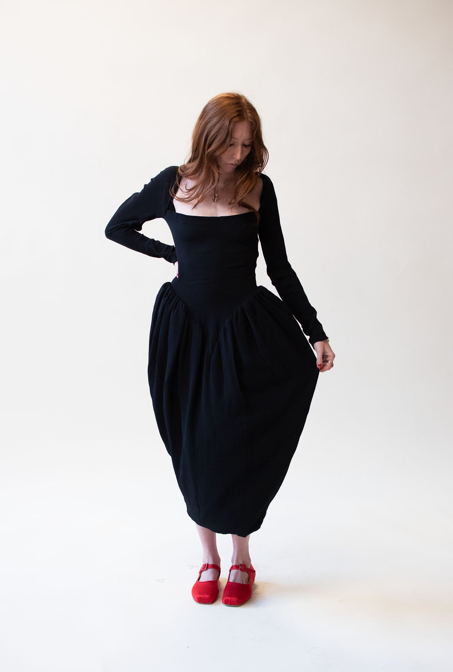 Black Silk Dress | Romeo Gigli SS 1987