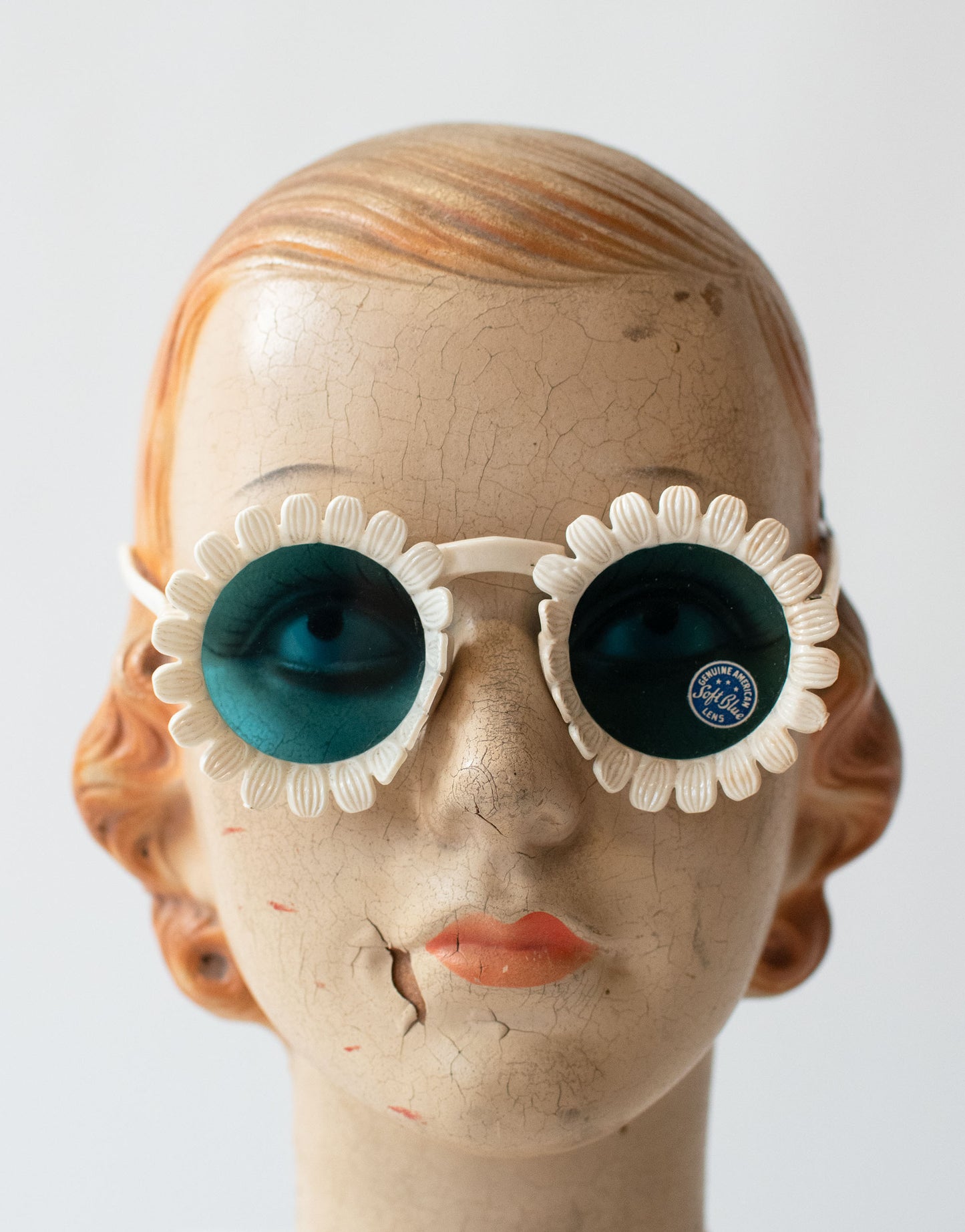 1940s Daisy Sunglasses | Blue Lenses