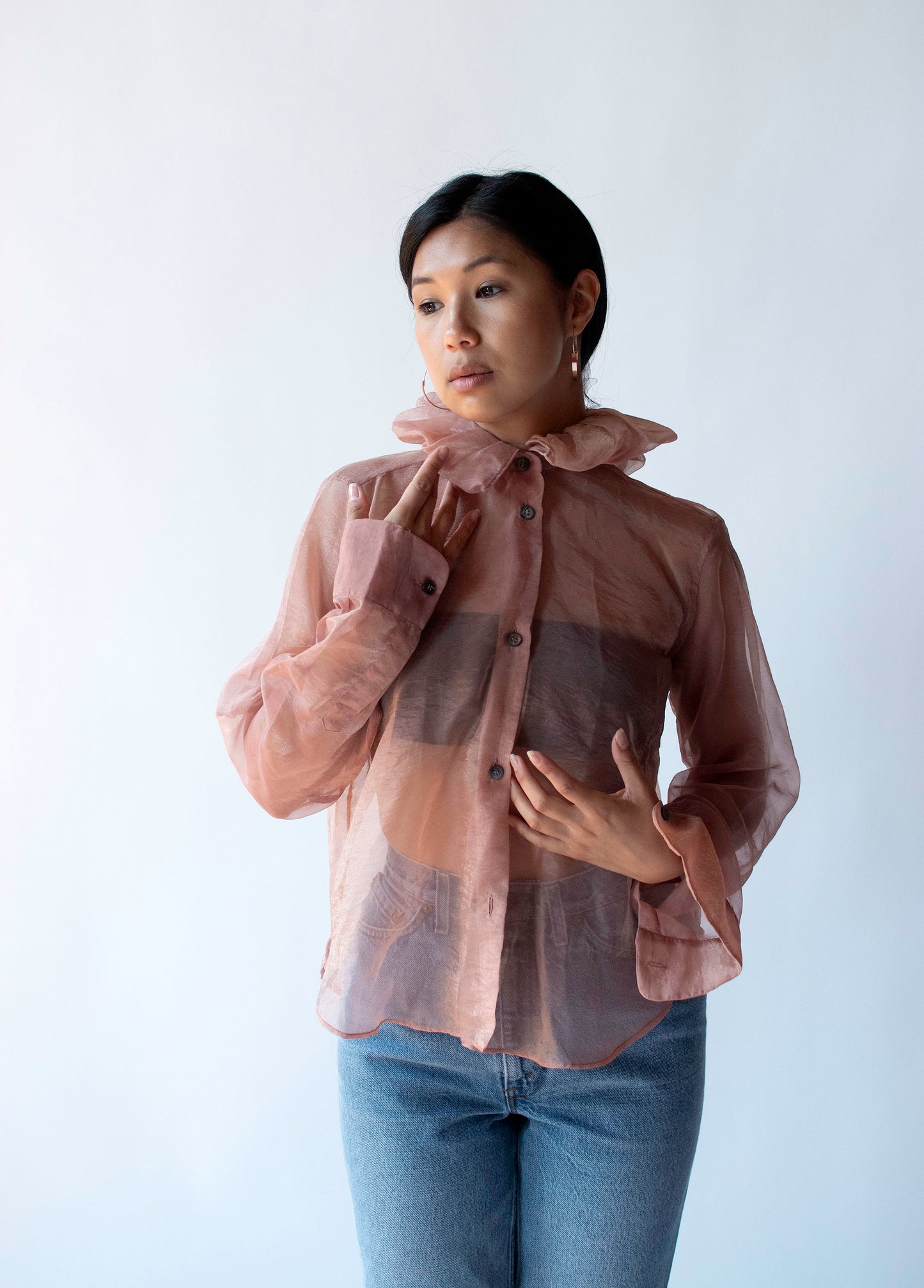 Petal Collar Shirt | Romeo Gigli for Callaghan
