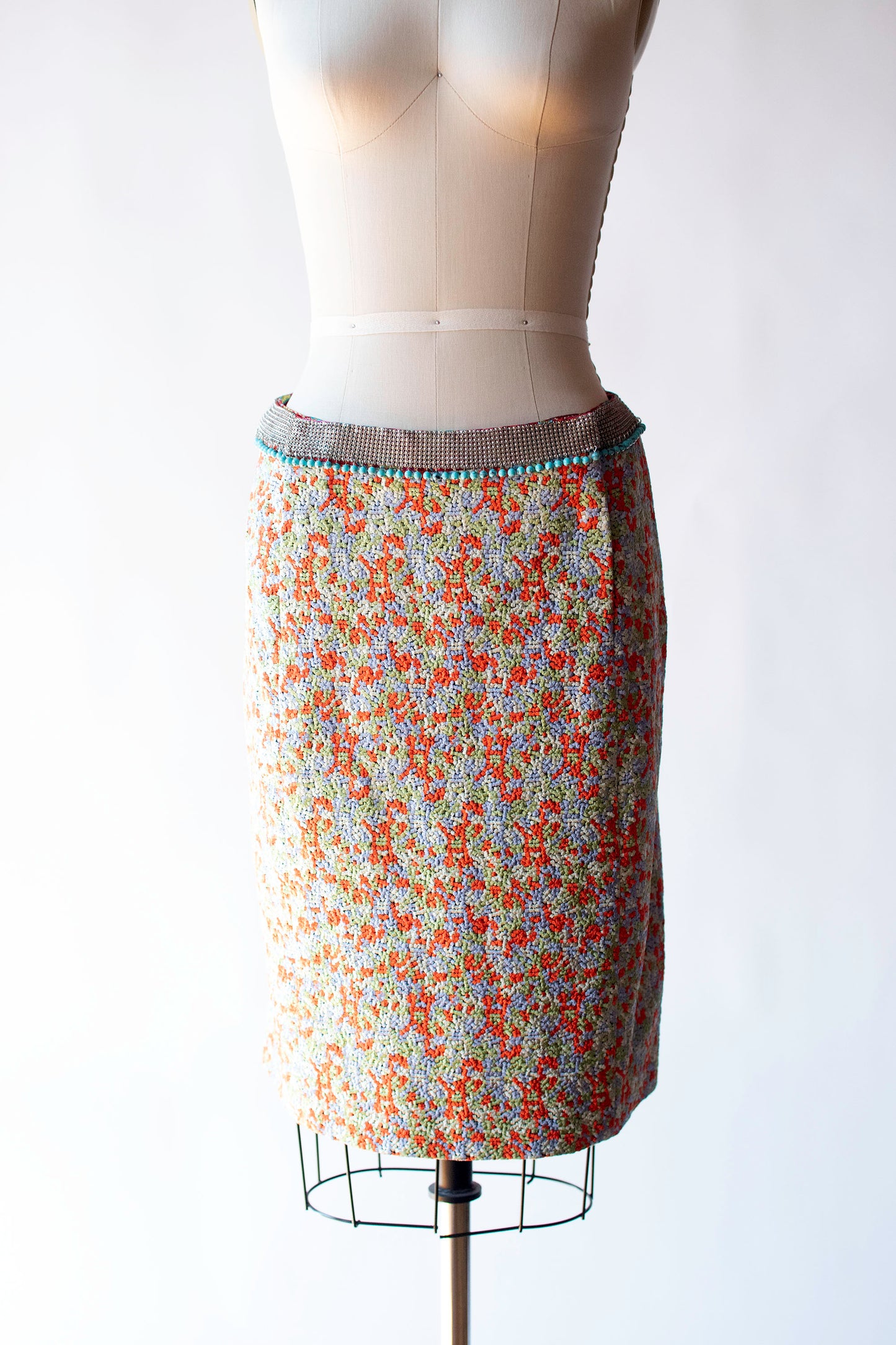 Embroidered Skirt | Gianni Versace FW 1999