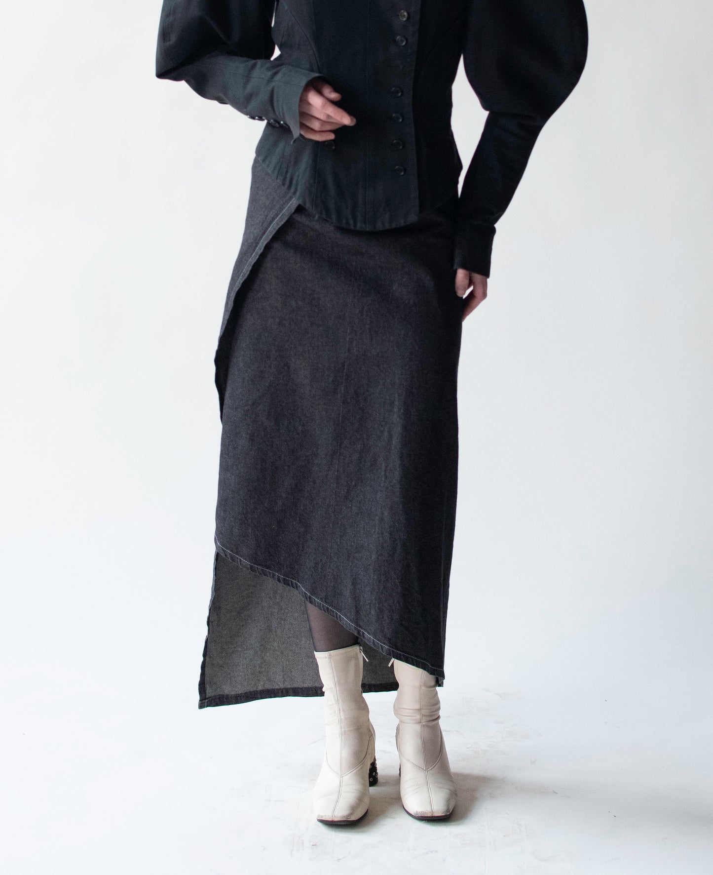 Denim Wrap Skirt | Ann Demeulemeester
