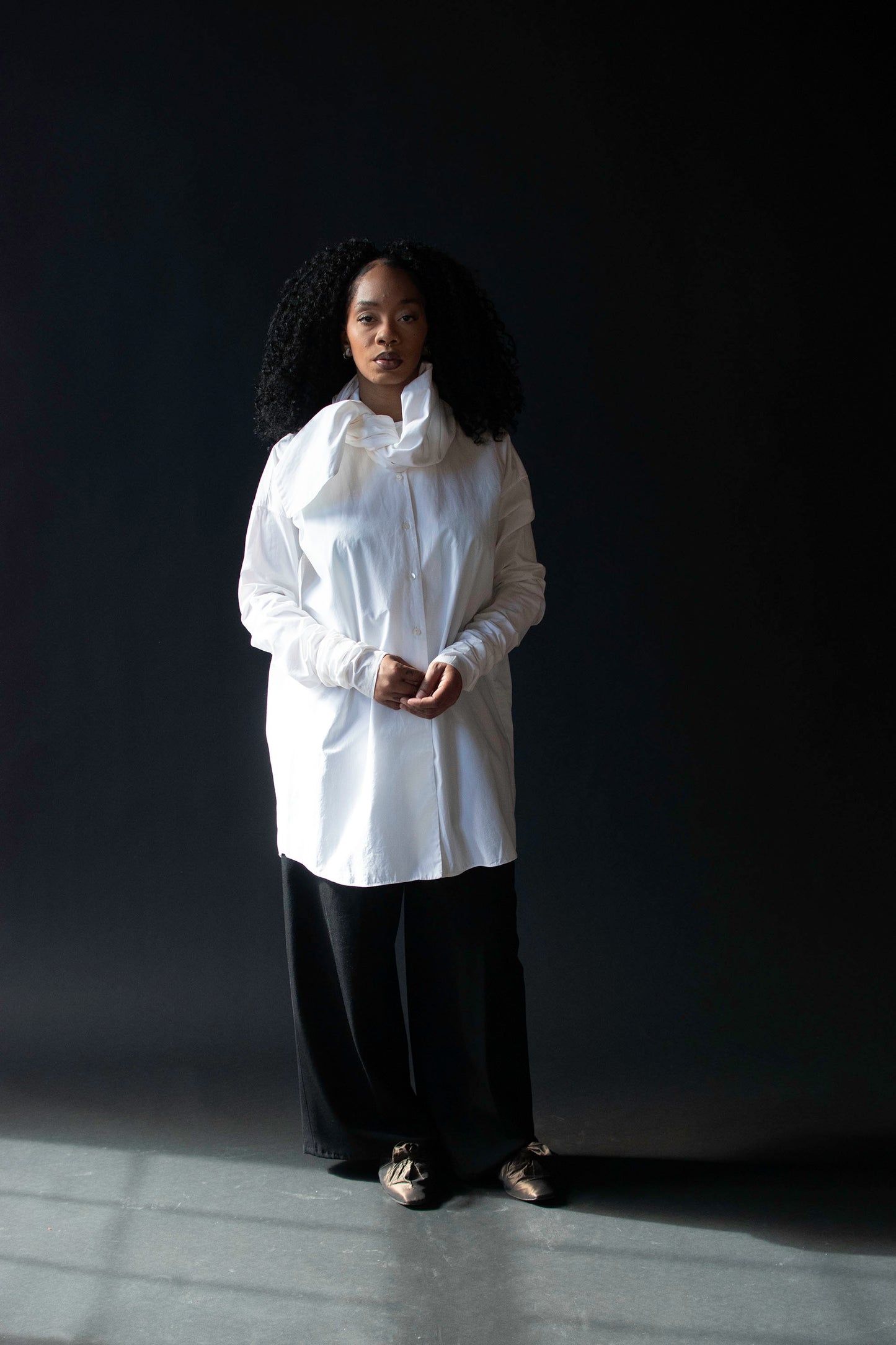 White Button Down Shirt | Romeo Gigli