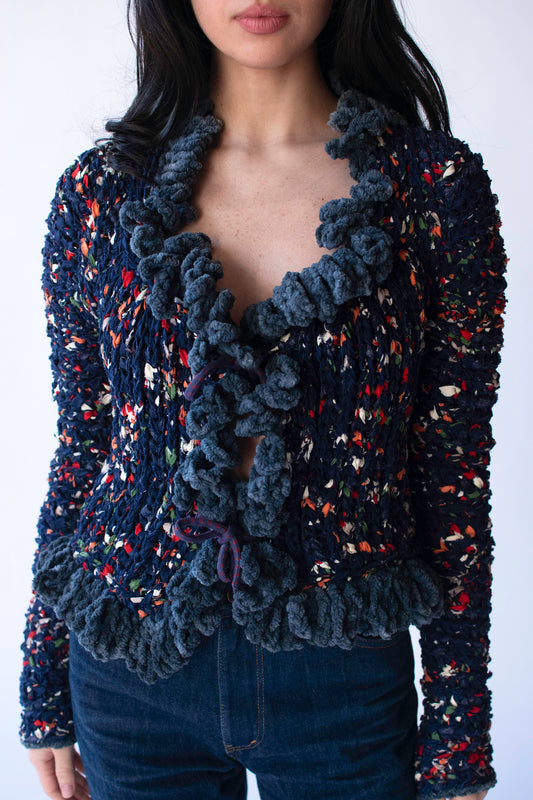 Woven Cardigan | Estelle Gracer 1979