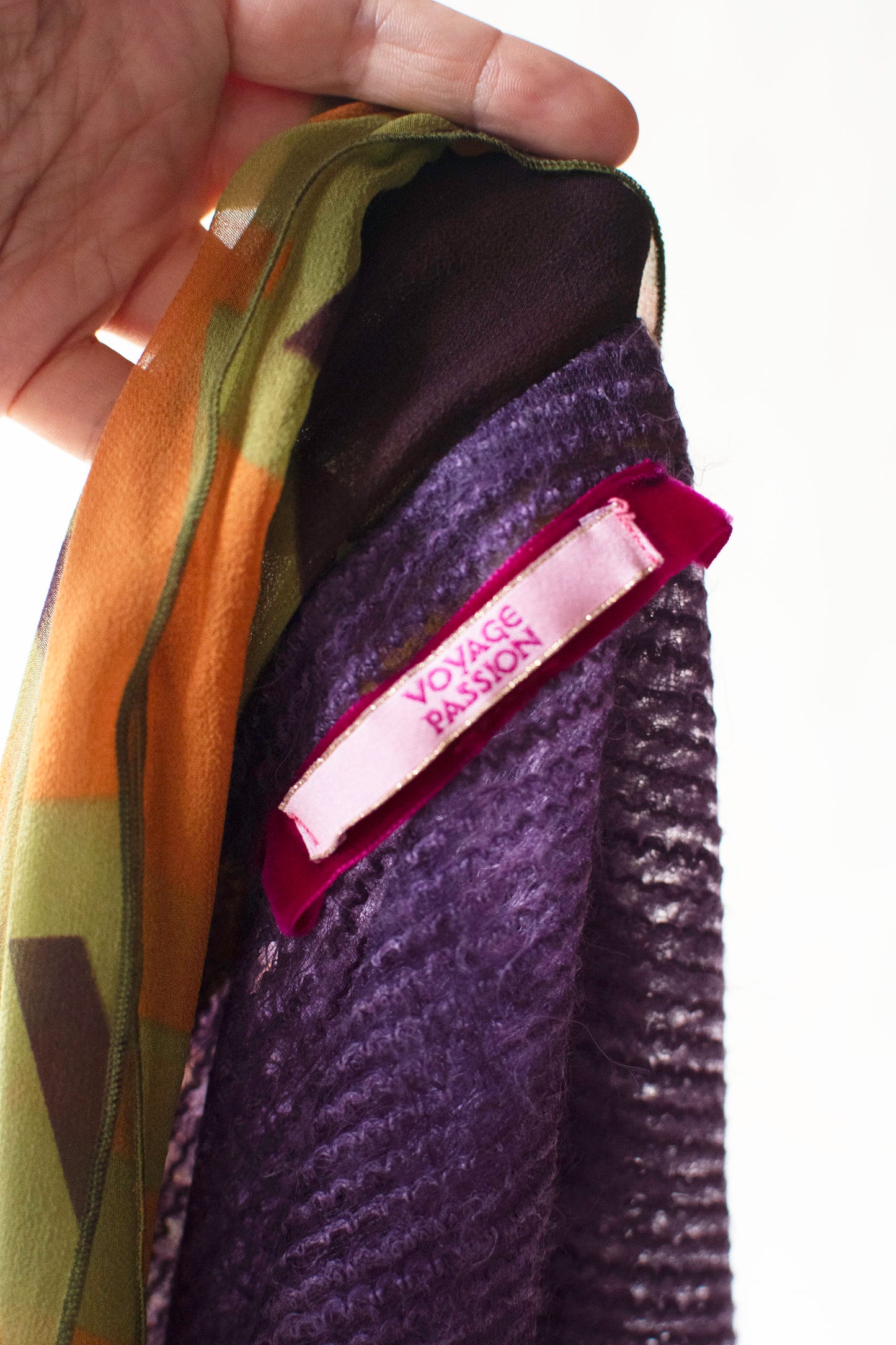 Fuzzy Lavender Cardigan | Voyage Passion
