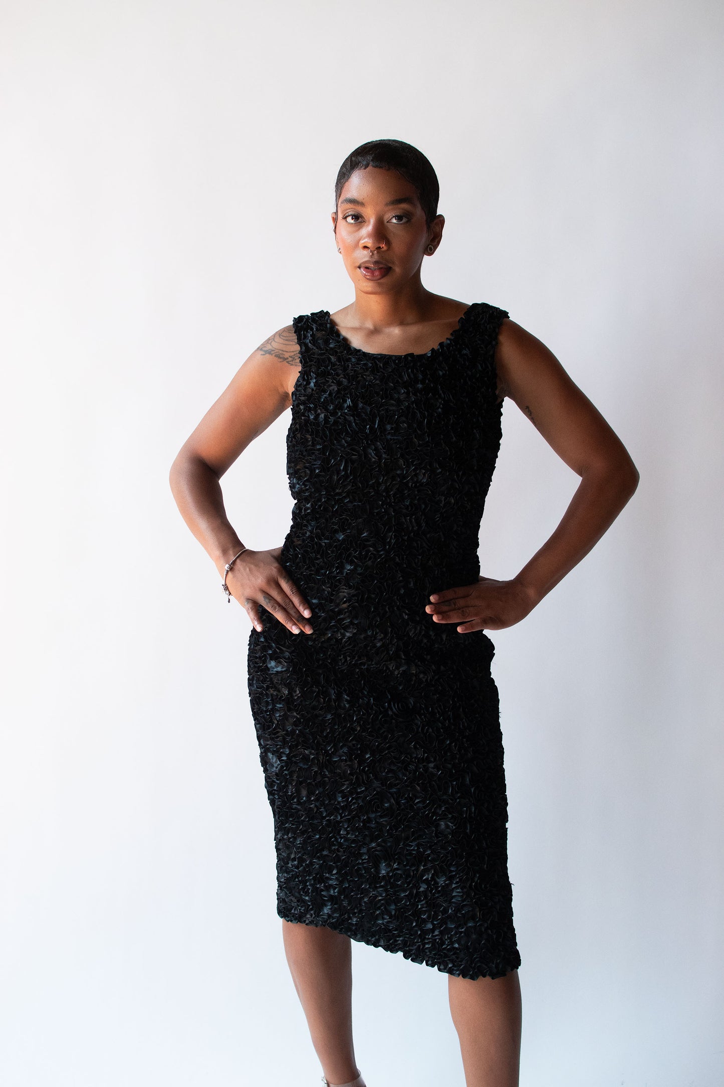 1990s Silk Ribbon Dress | Isaac Mizrahi