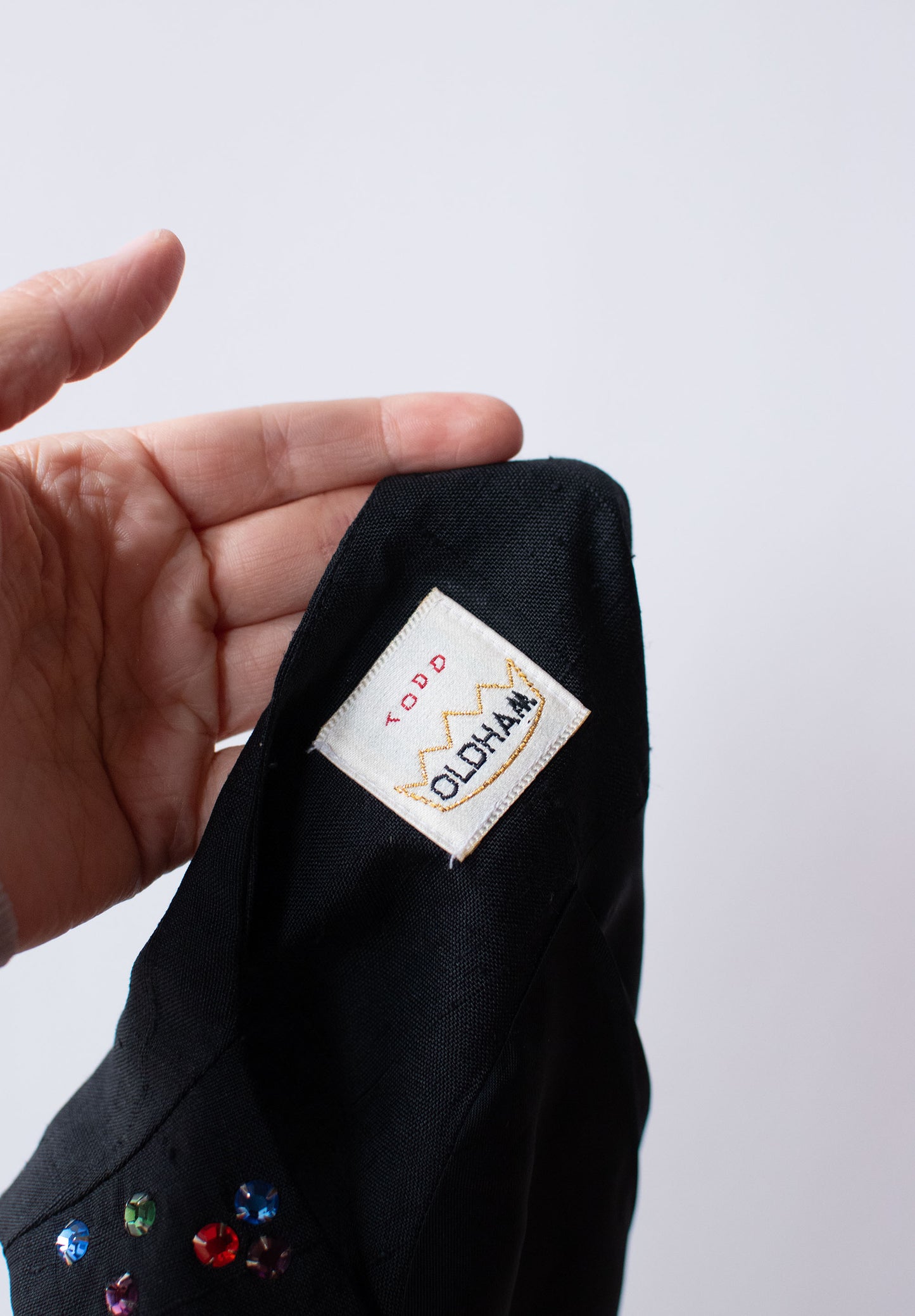 Rhinestone Vest | Todd Oldham