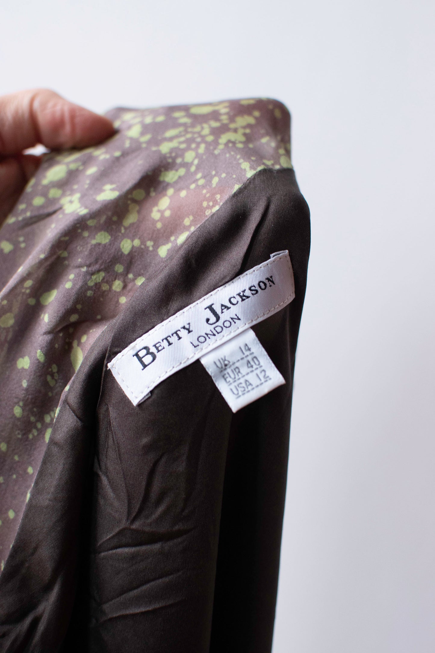 Silk Splatter Print Dress | Betty Jackson