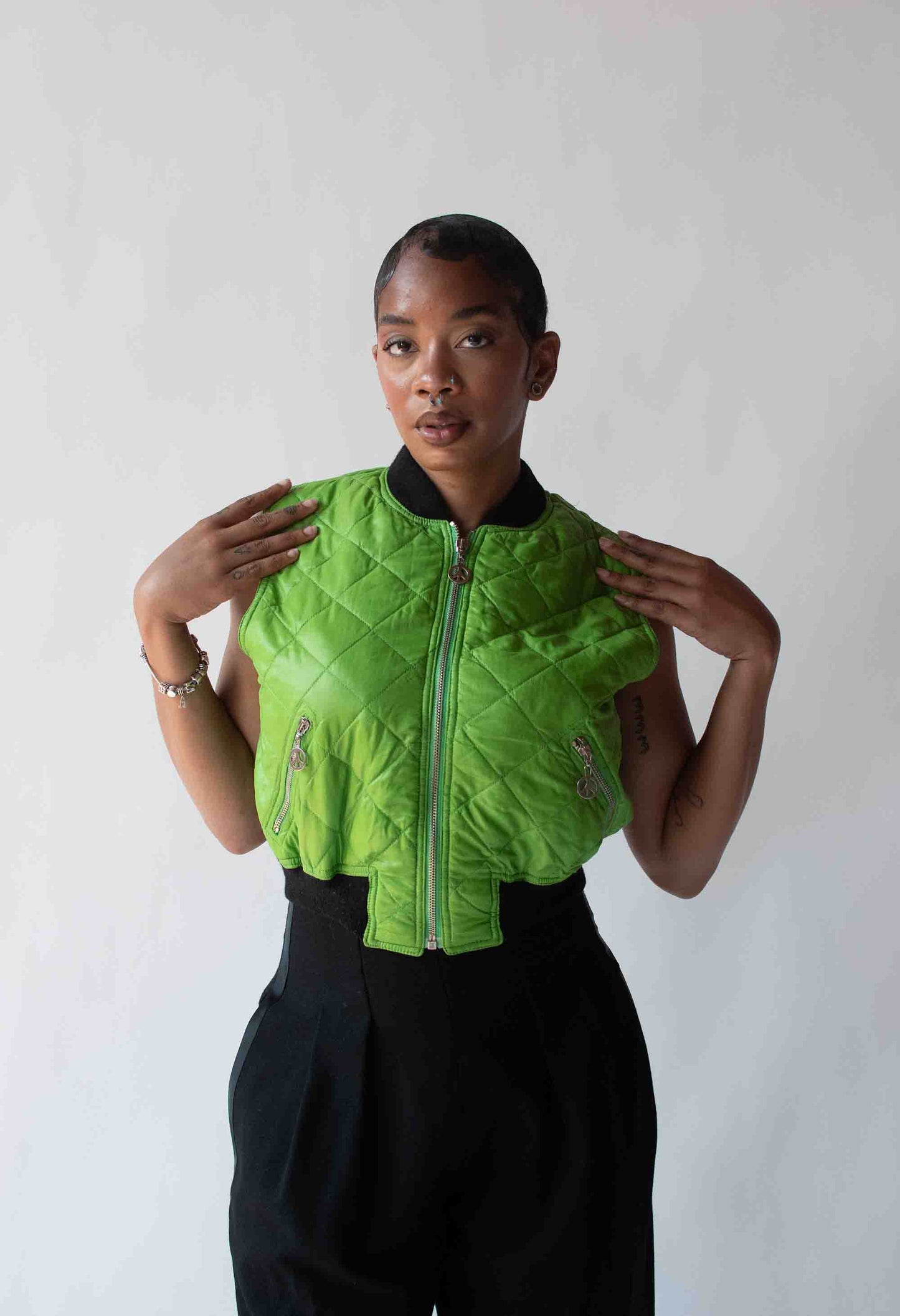 1990s Quilted Vest | Moschino Jeans