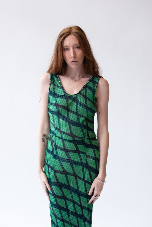 1990s Burnout Velvet Dress | Voyage Invest in the Original!