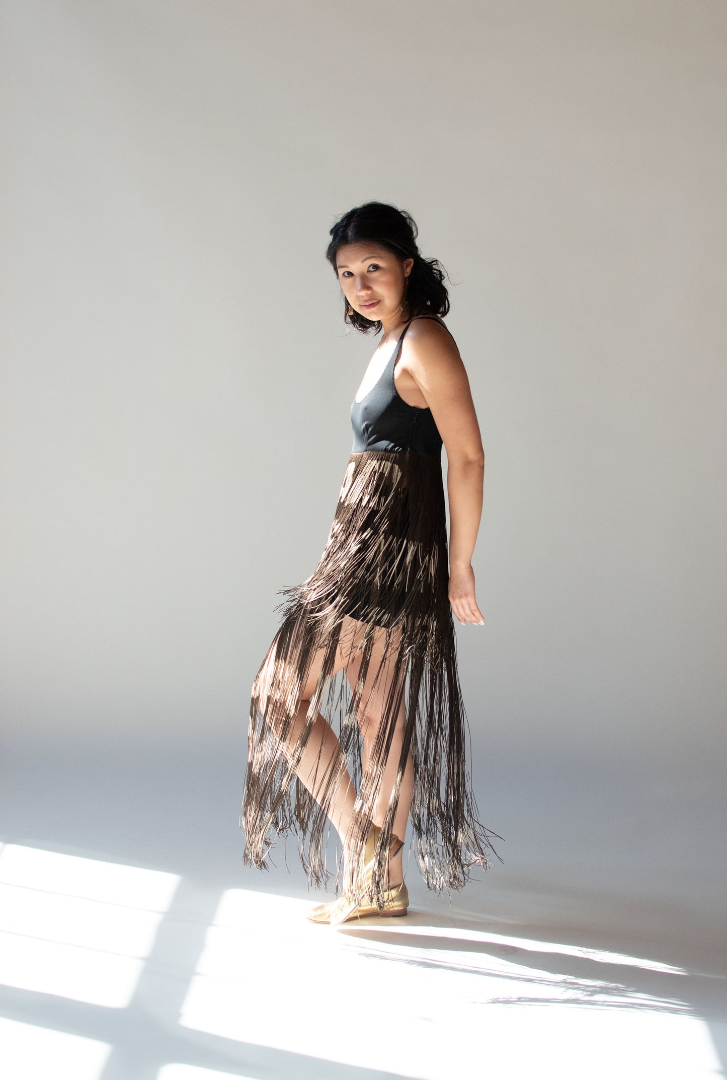 1990s Fringe Dress | Moschino Cheap & Chic